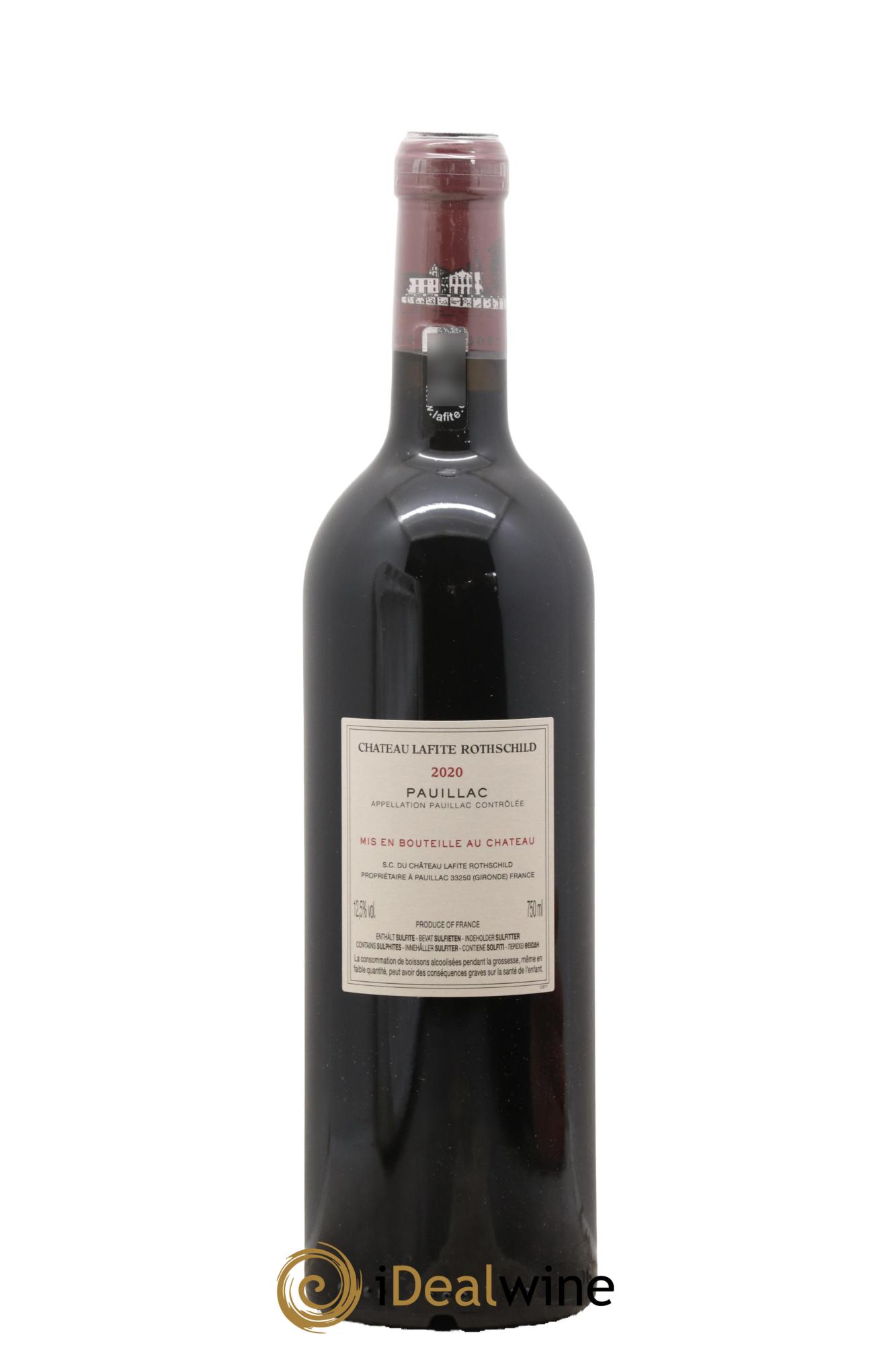 Château Lafite Rothschild 1er Grand Cru Classé 2020 - Lotto di 1 bottiglia - 1