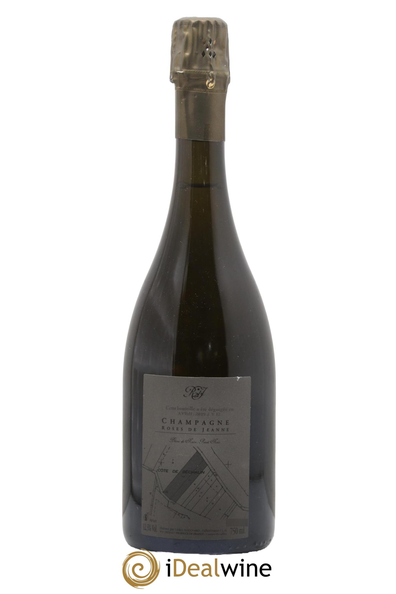 Roses de Jeanne Côte de Béchalin Blanc de Noirs Cédric Bouchard 2012 - Lot de 1 bouteille - 1