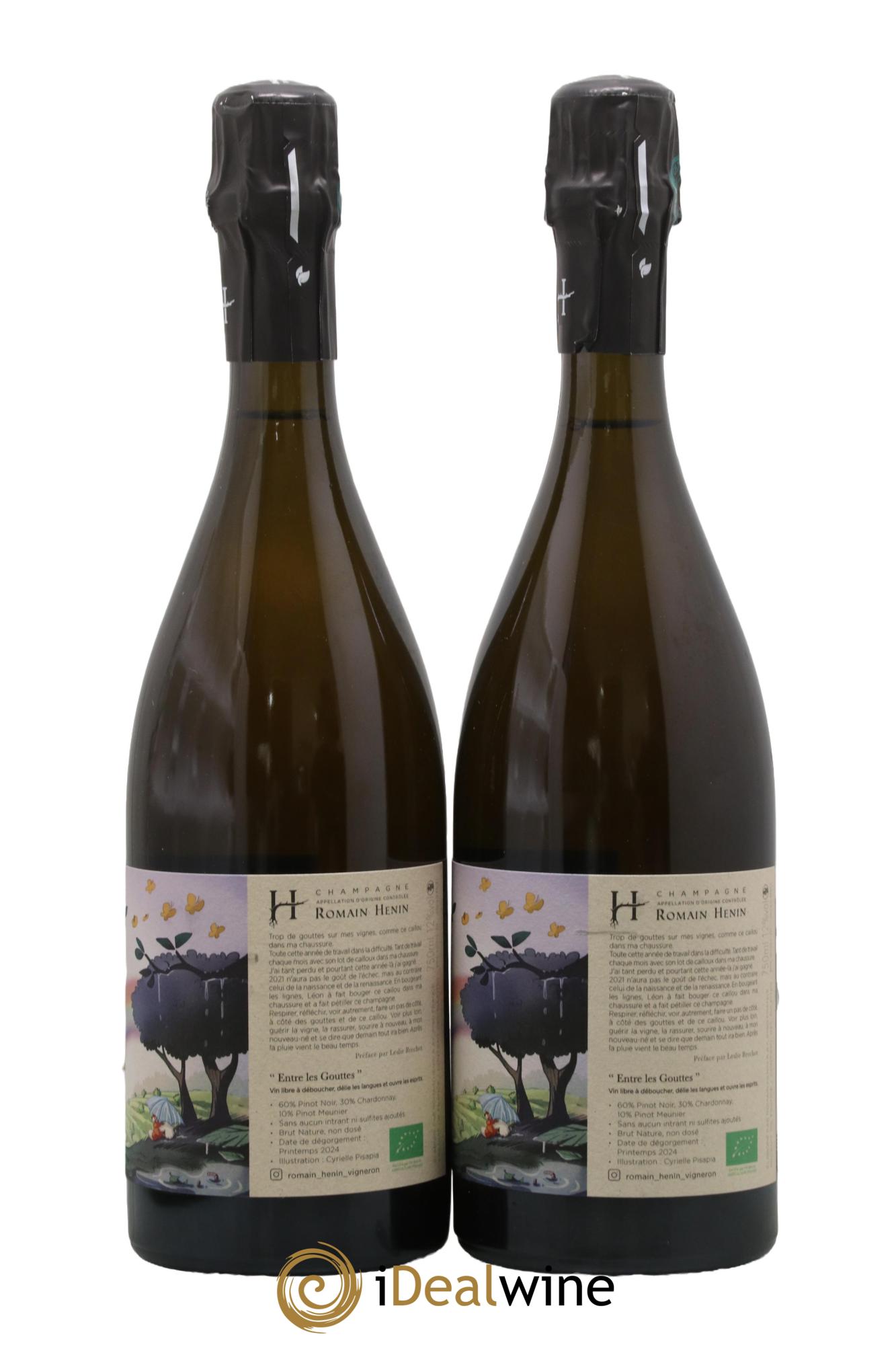 Entre les Gouttes Romain Henin - Lotto di 2 bottiglie - 1