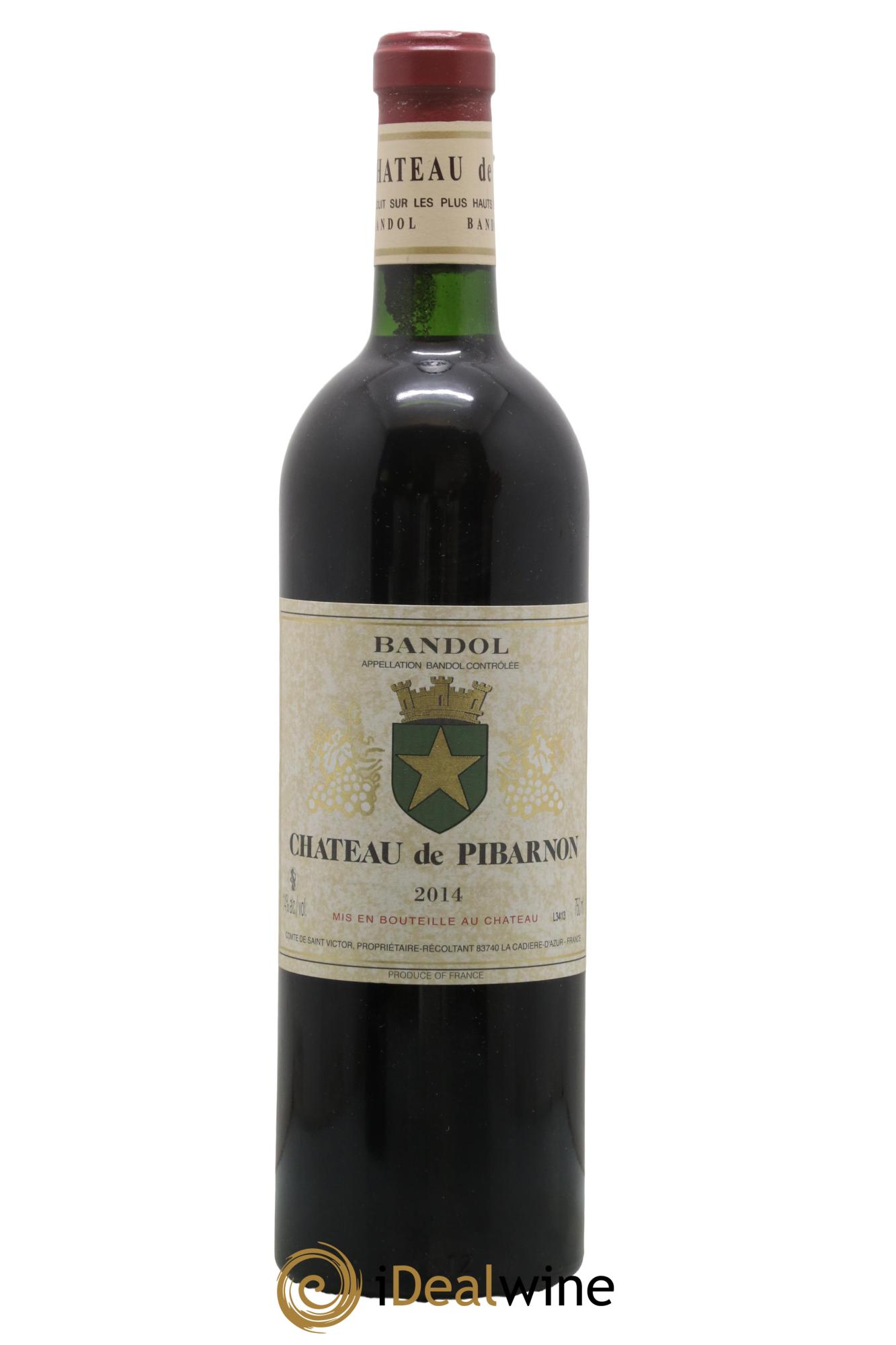 Bandol Château de Pibarnon Comte de Saint-Victor 2014 - Lot de 1 bouteille - 0