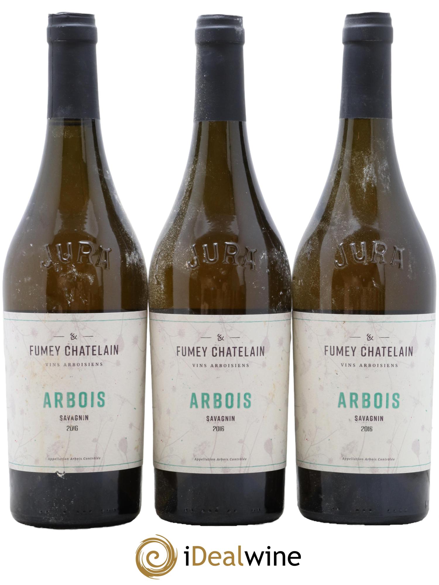 Arbois Savagnin Fumey Chatelain 2016 - Lot de 3 bouteilles - 0