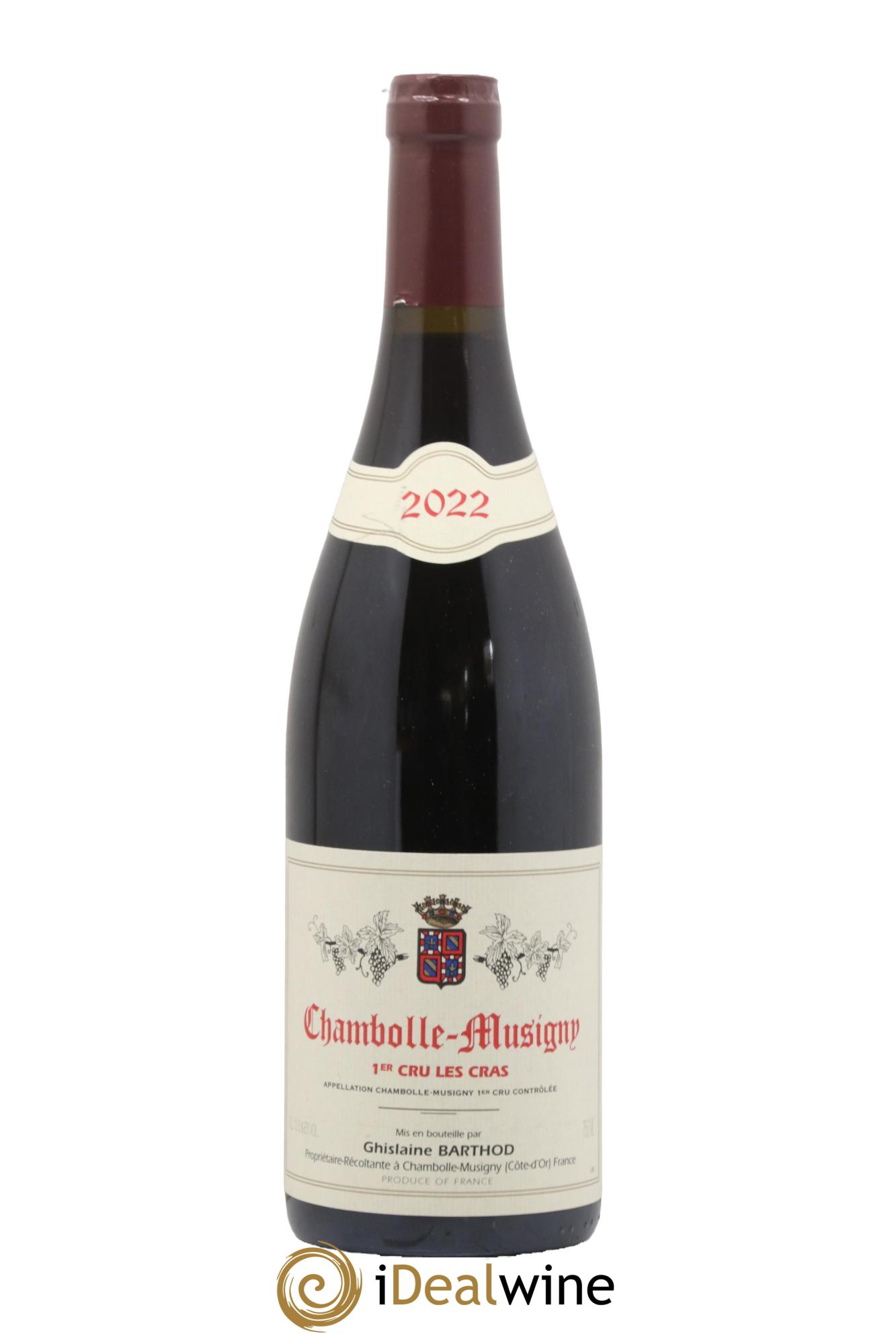 Chambolle-Musigny 1er Cru Les Cras Ghislaine Barthod 2022 - Lot of 1 bottle - 0