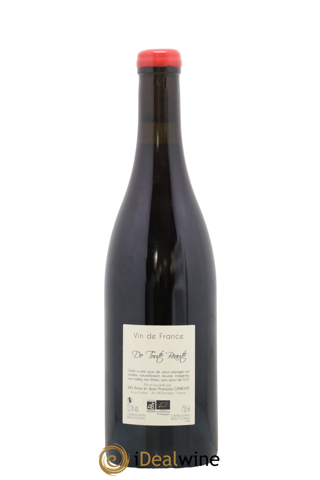 Vin de France De Toute Beauté Ganevat (Domaine) 2019 - Lot de 1 bouteille - 1