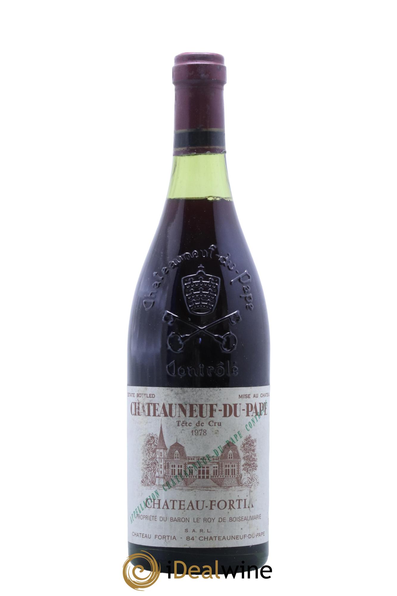 Châteauneuf-du-Pape Château Fortia 1978 - Lot de 1 bouteille - 0