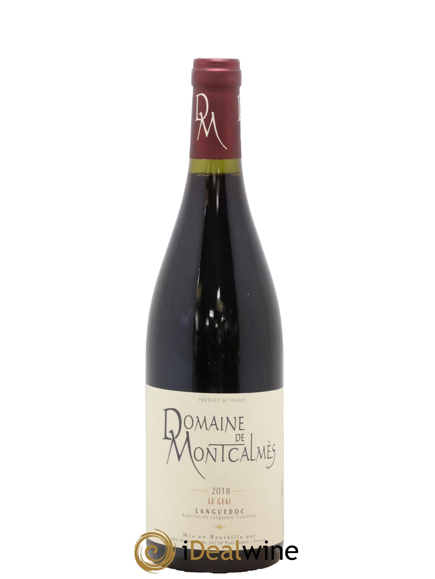 Coteaux du Languedoc - Le Geai Domaine de Montcalmès Frédéric Pourtalié 2018 - Lot de 1 bouteille - 0