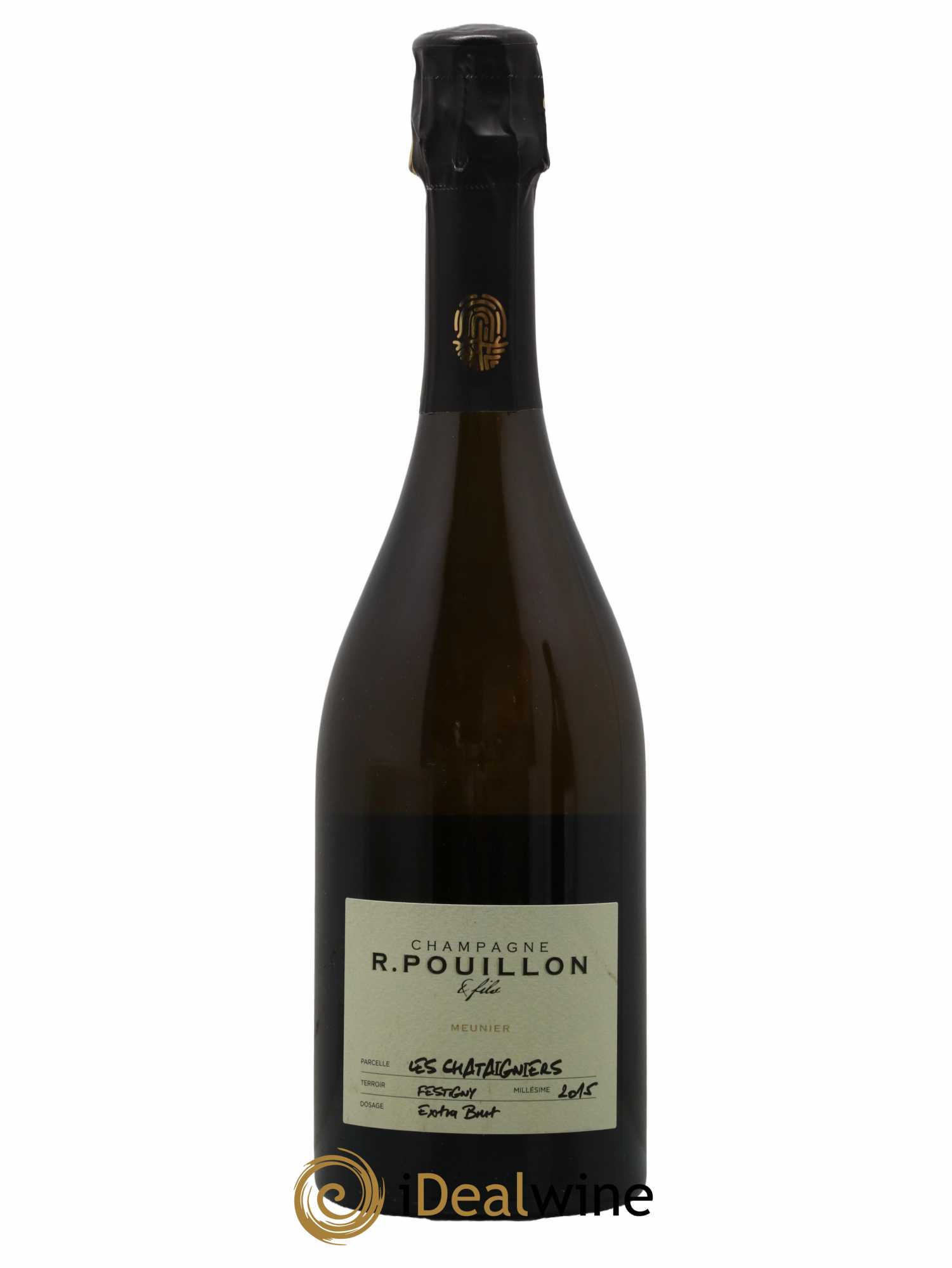 Les Châtaigniers Brut Nature R. Pouillon & fils 2015 - Lot of 1 bottle - 0