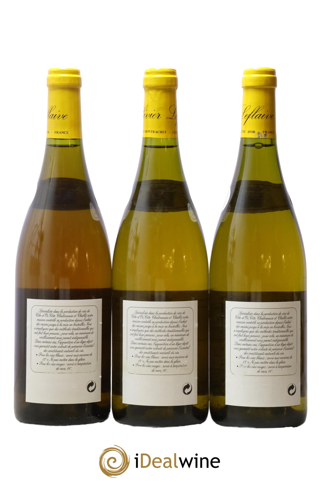 Puligny-Montrachet 1er Cru Perrières Olivier Leflaive 2002 - Lot de 3 bouteilles - 1