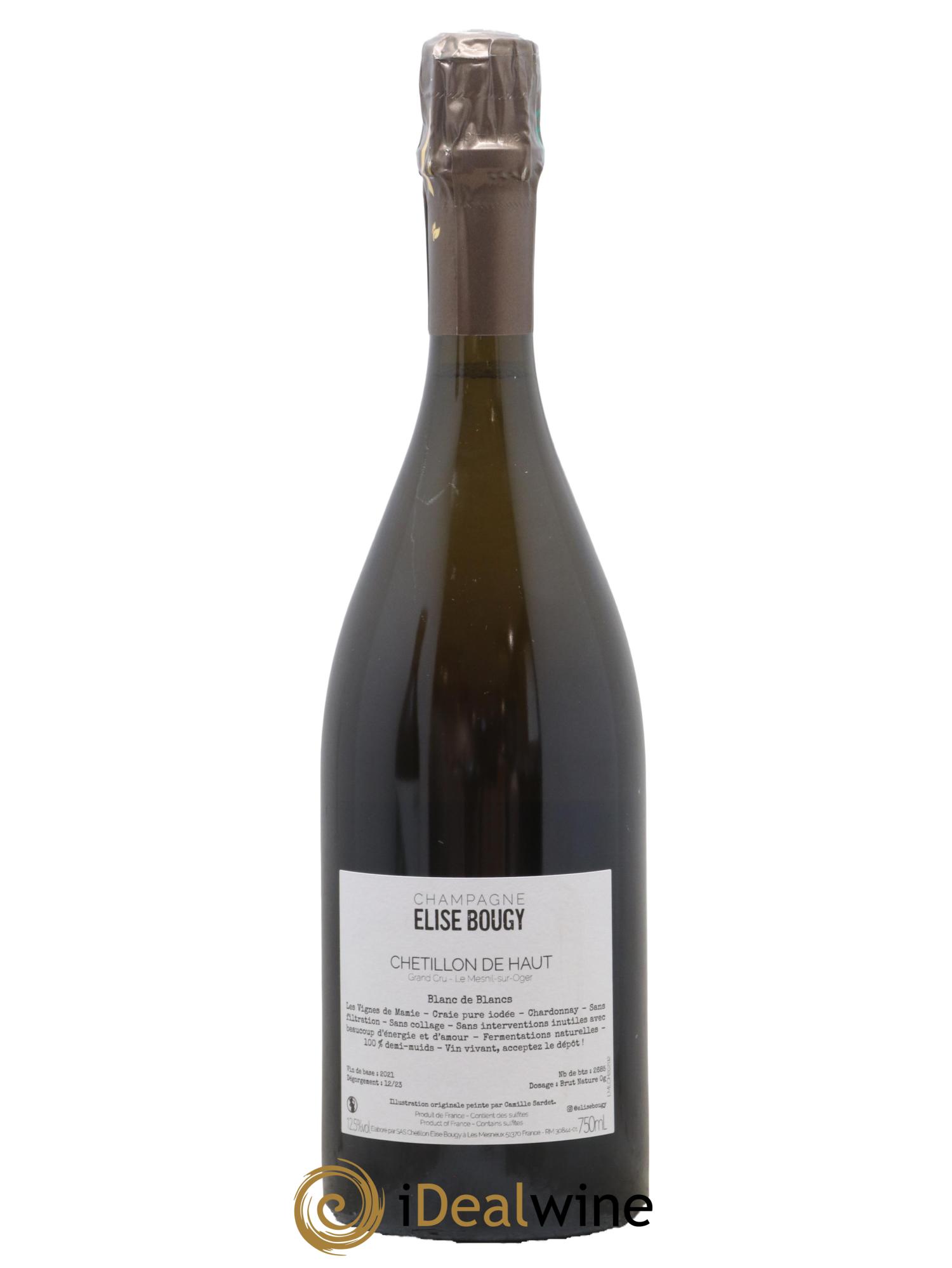 Chétillon de Haut Le Mesnil sur Oger Elise Bougy - Lot de 1 bouteille - 1
