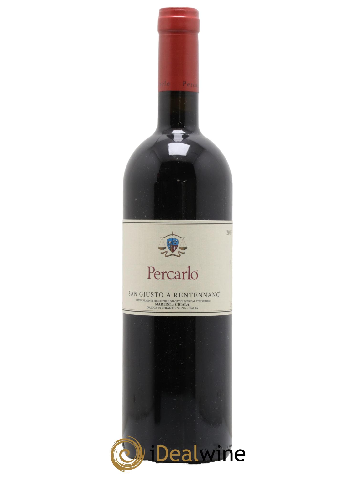 Toscana IGT San Giusto a Rentennano Percarlo Famille Martini di Cigala 2016 - Lot de 1 bouteille - 0