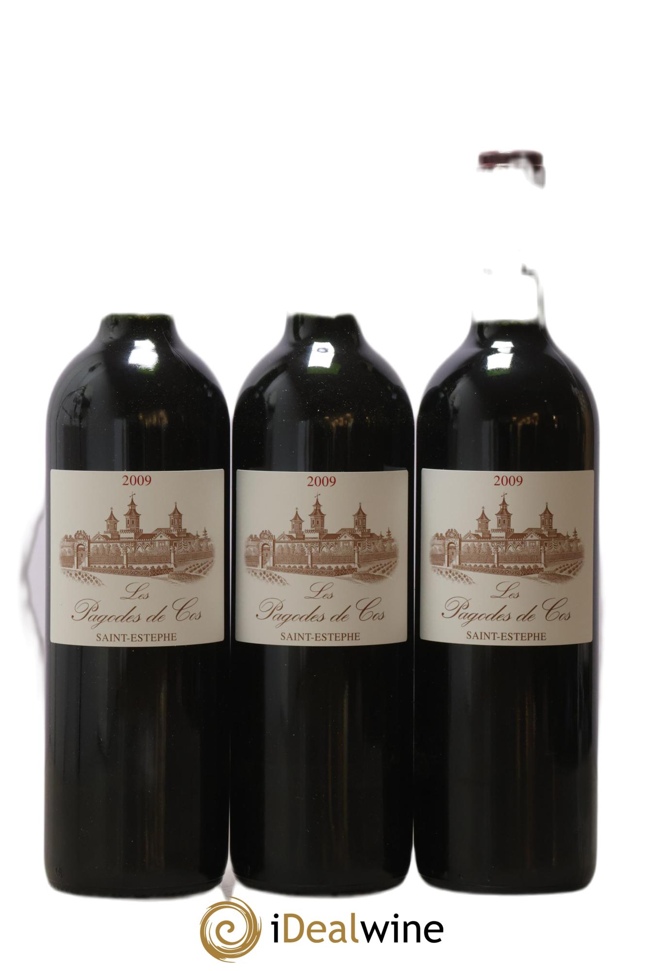 Les Pagodes de Cos Second Vin 2009 - Posten von 12 Flaschen - 2