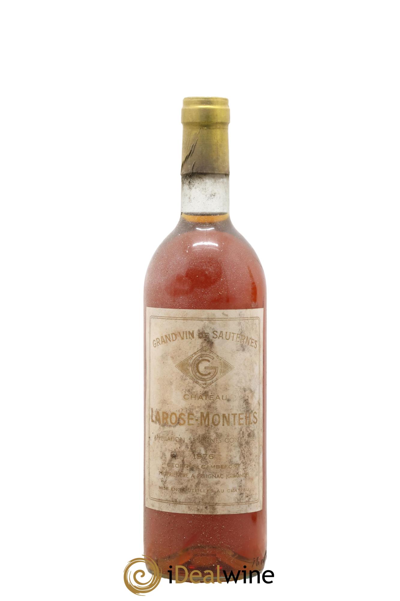 Sauternes Château Larose Monteils 1976 - Posten von 1 Flasche - 0