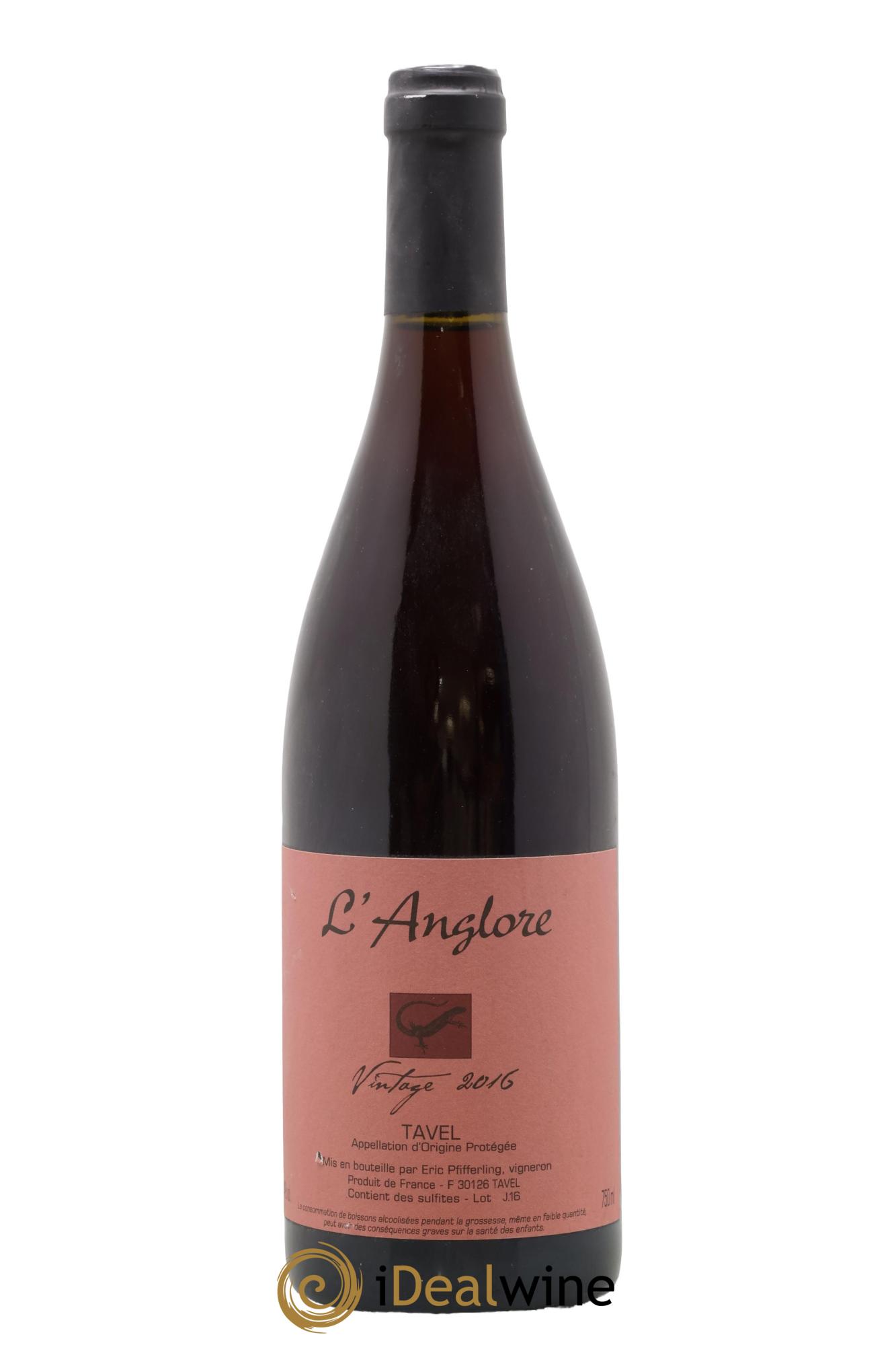 Tavel Vintage L'Anglore 2016 - Lot of 1 bottle - 0