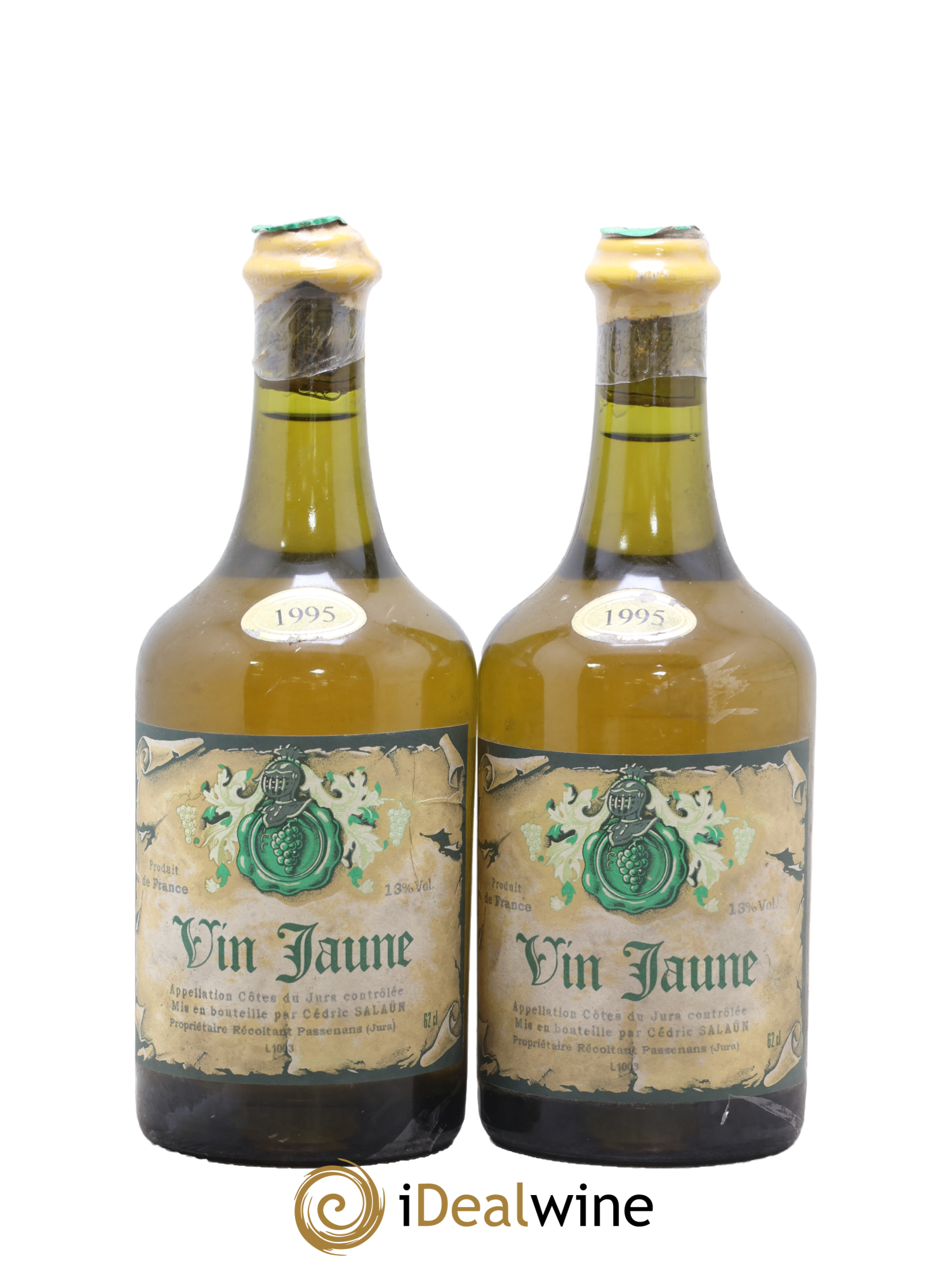 Côtes du Jura Vin Jaune Domaine Cédric Salaun 1995 - Lot de 2 clavelins - 0