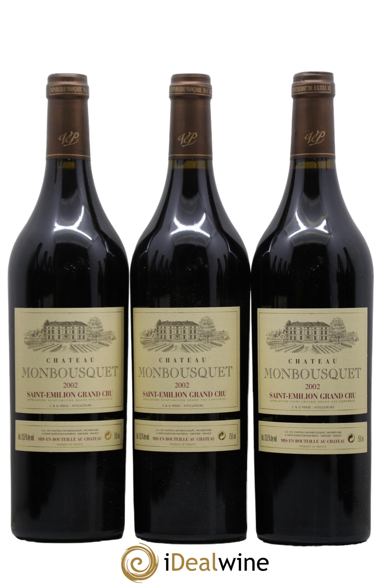 Château Monbousquet Grand Cru Classé 2002 - Lot de 12 bouteilles - 2