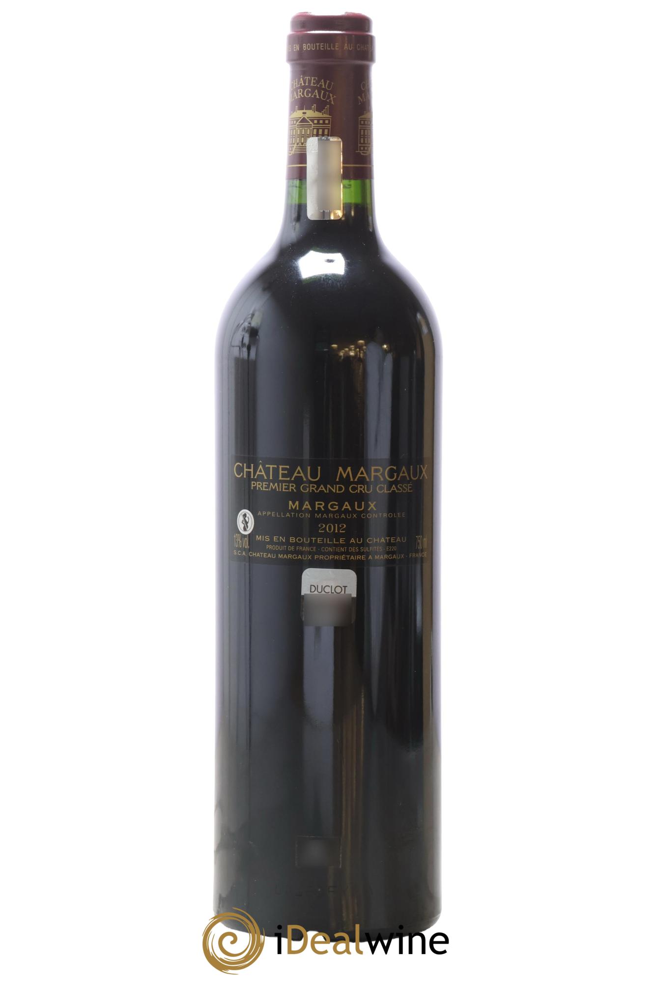 Château Margaux 1er Grand Cru Classé 2012 - Posten von 1 Flasche - 1