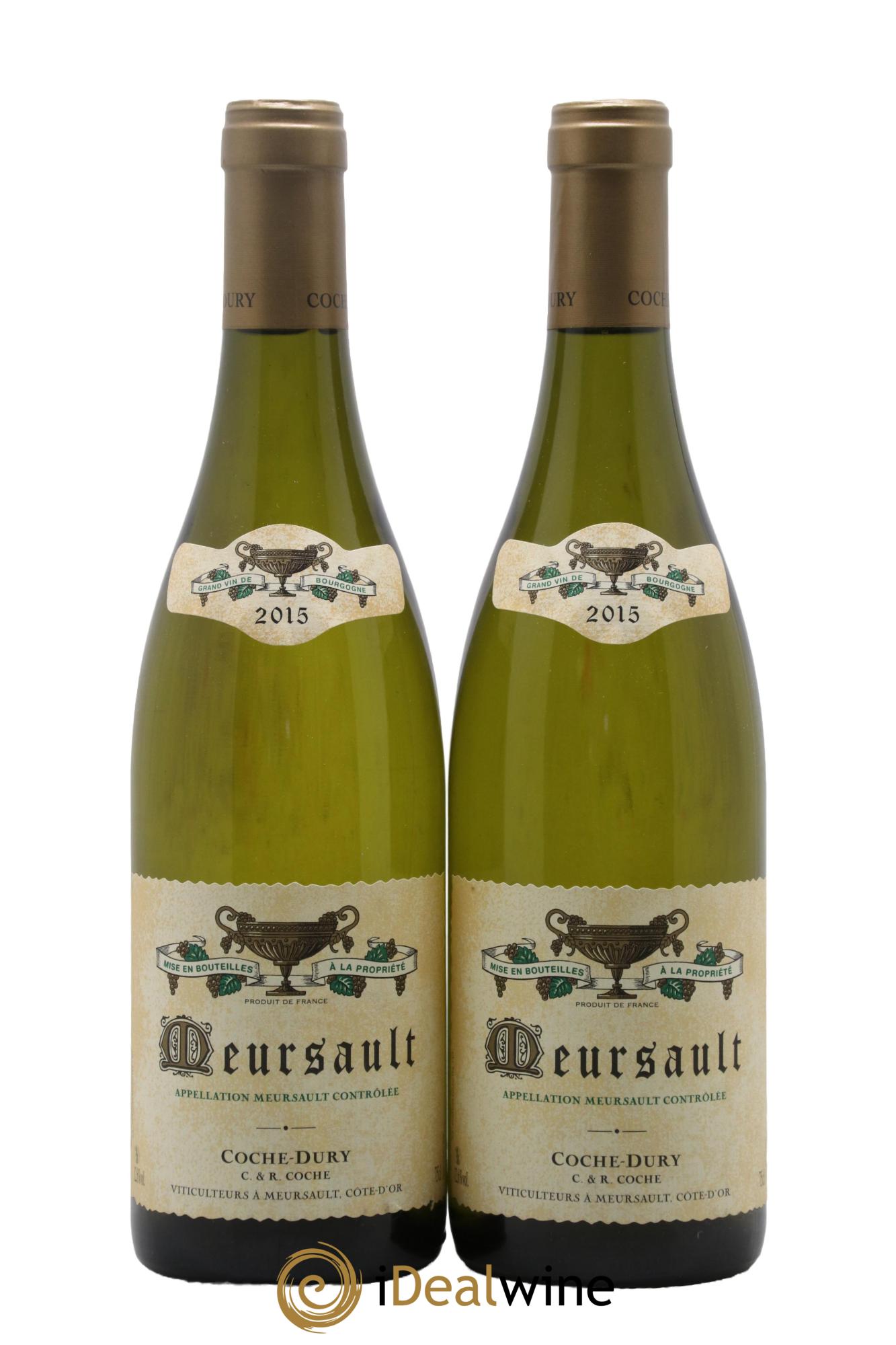 Meursault Coche Dury (Domaine) 2015 - Lotto di 2 bottiglie - 0