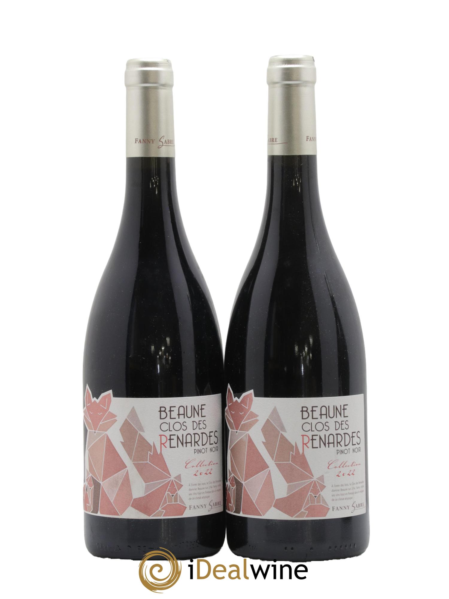 Beaune Clos des Renardes Pinot Noir Fanny Sabre 2022 - Lotto di 2 bottiglie - 0