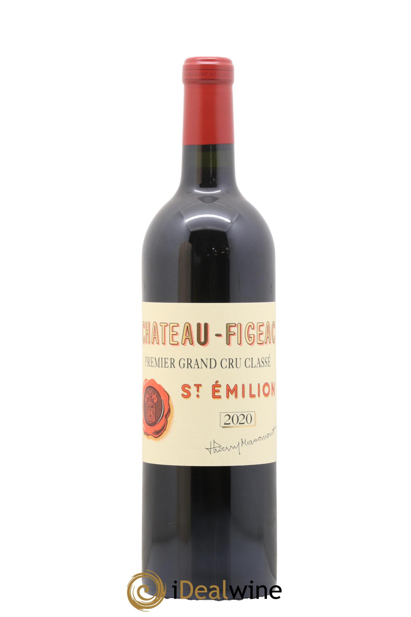 Château Figeac 1er Grand Cru Classé A  2020 - Lot of 1 bottle - 1