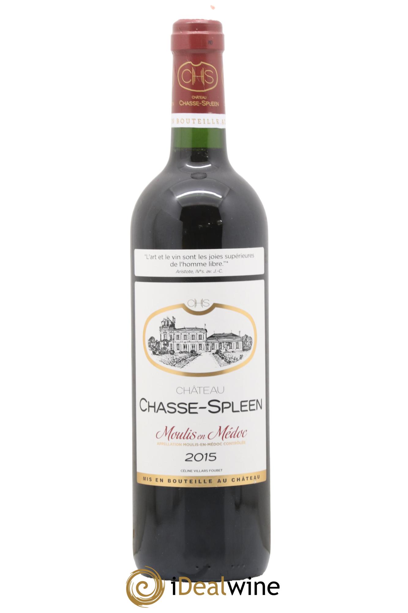Château Chasse Spleen 2015 - Posten von 1 Flasche - 0