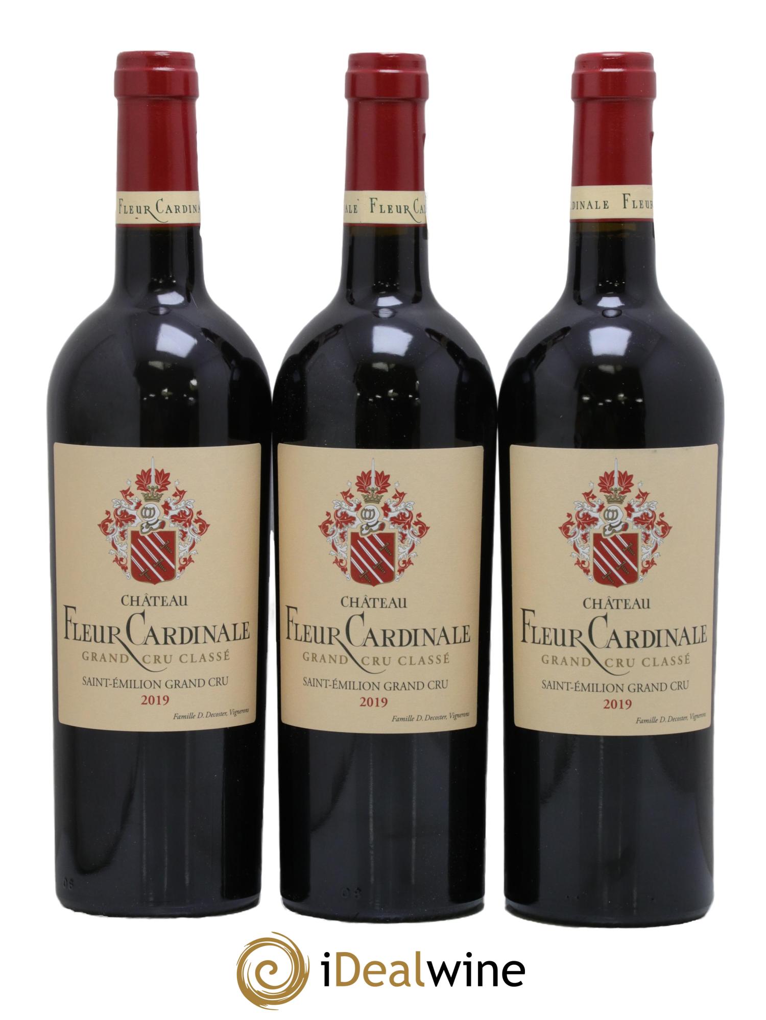 Château Fleur Cardinale Grand Cru Classé 2019 - Lot de 3 bouteilles - 0