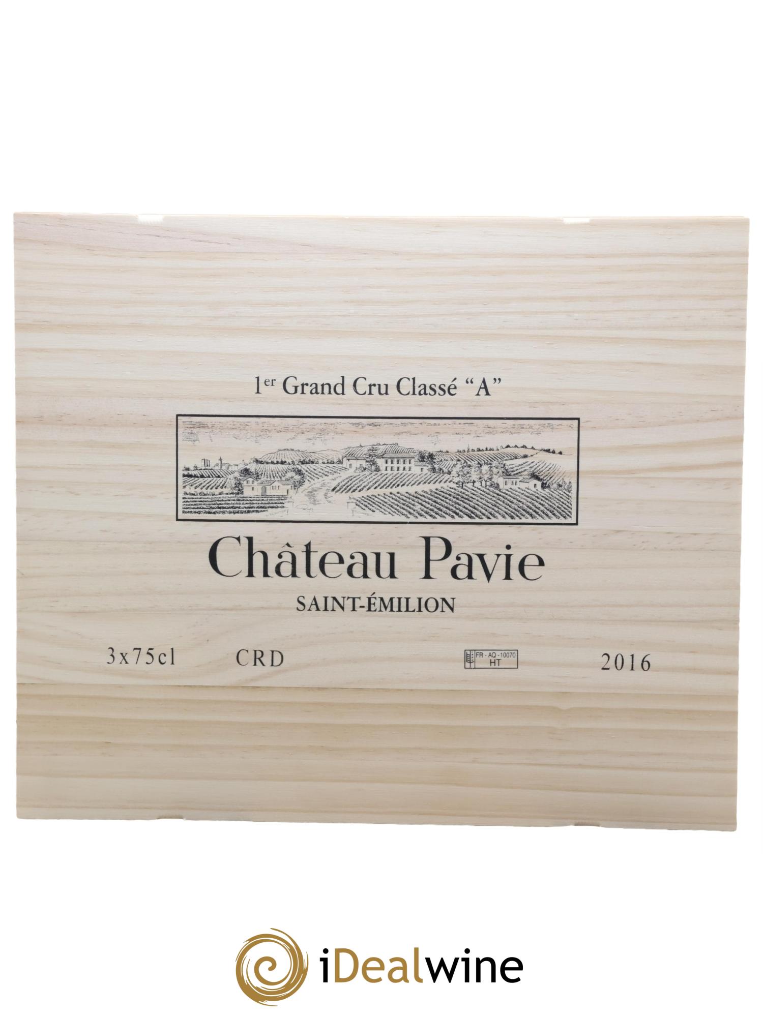 Château Pavie 1er Grand Cru Classé A 2016 - Lot of 3 bottles - 3