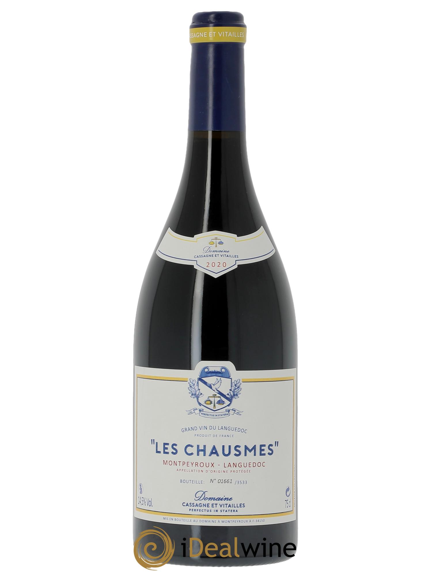 Languedoc Montpeyroux Les Chausmes Cassagne & Vitailles 2020 - Lot de 1 bouteille - 0