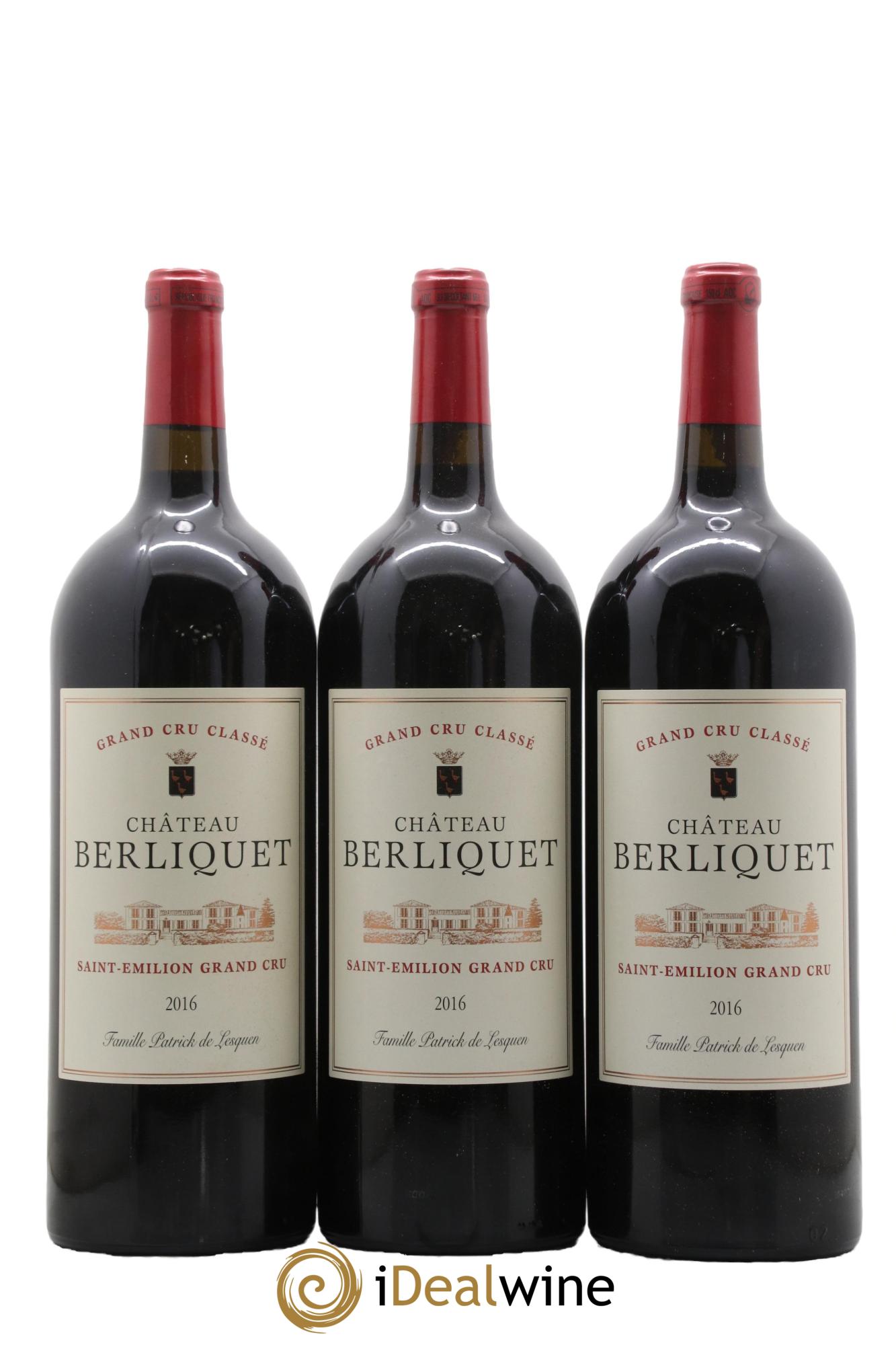 Château Berliquet Grand Cru Classé 2016 - Lot de 6 magnums - 2