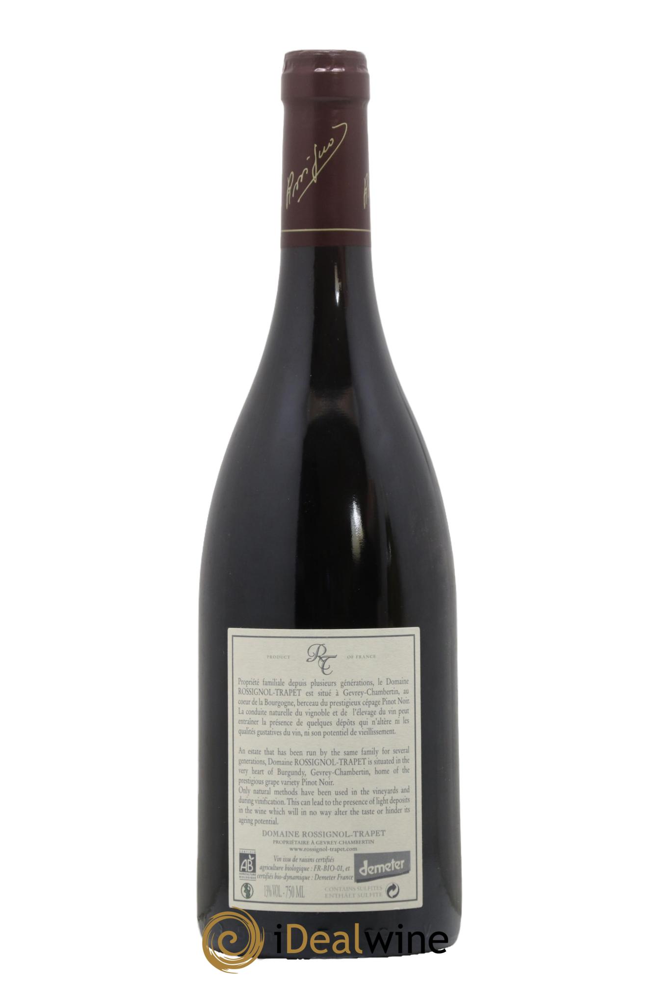 Chambertin Grand Cru Rossignol-Trapet (Domaine) 2008 - Lotto di 1 bottiglia - 1