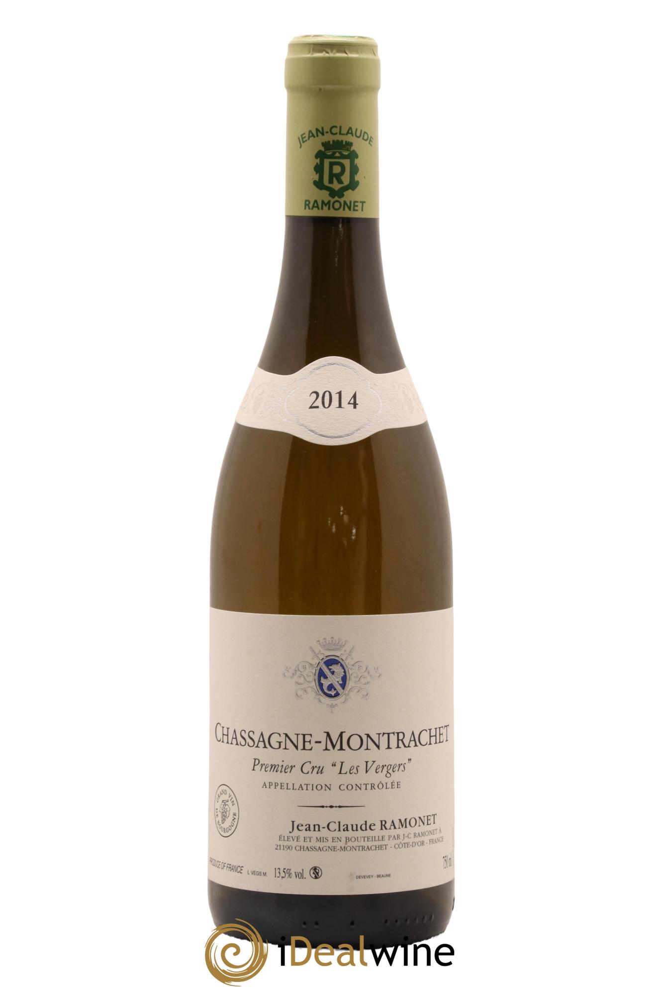 Chassagne-Montrachet 1er Cru Les Vergers Ramonet (Domaine) 2014 - Lot de 1 bouteille - 0