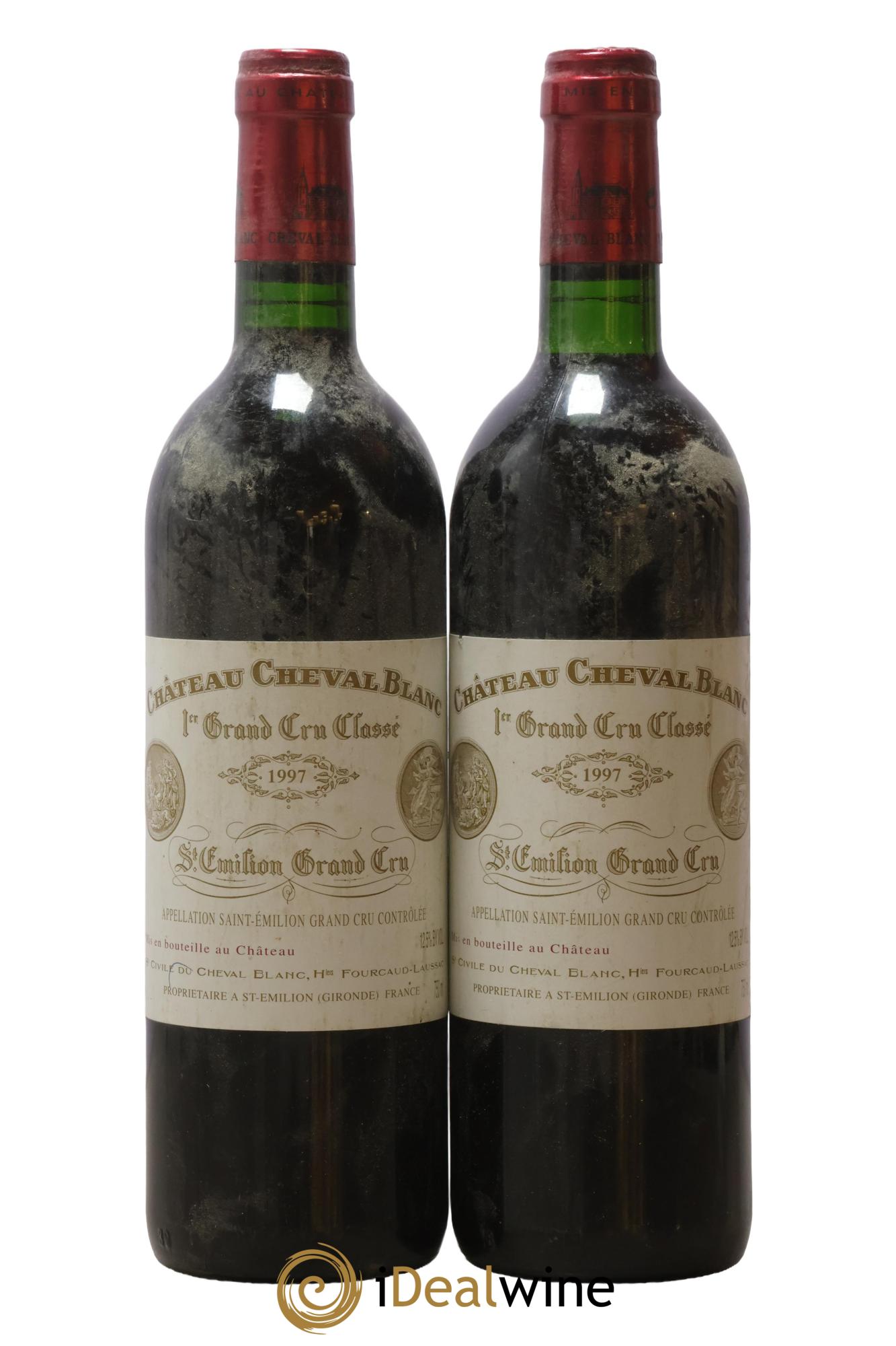 Château Cheval Blanc 1er Grand Cru Classé A 1997 - Lot de 2 bouteilles - 0