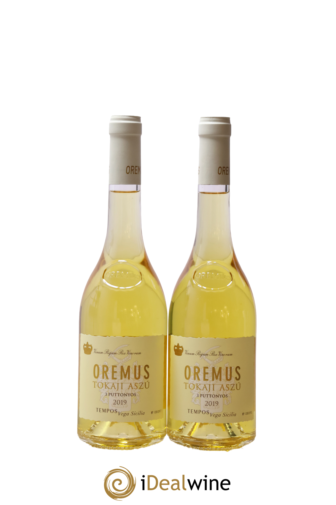 Tokaj Aszu 3 Puttonyos Oremus by Vega Sicilia 2019 - Lot de 2 format 50cls - 0