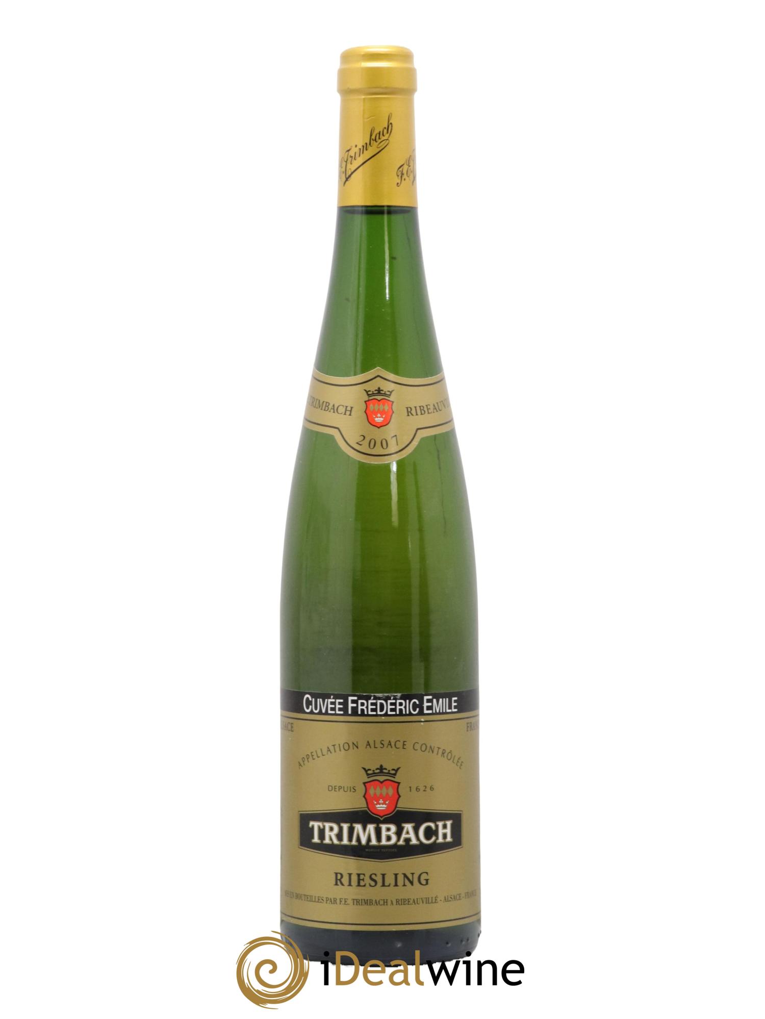 Alsace Riesling Cuvée Frédéric Emile Trimbach (Domaine) 2007 - Posten von 1 Flasche - 0