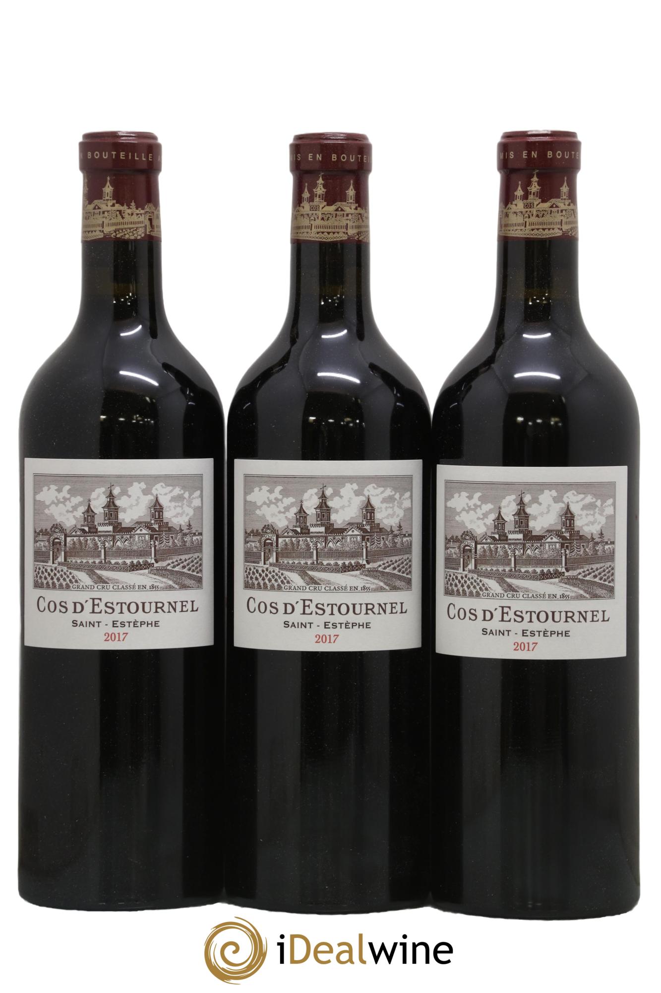 Cos d'Estournel 2ème Grand Cru Classé 2017 - Lot de 3 bouteilles - 0