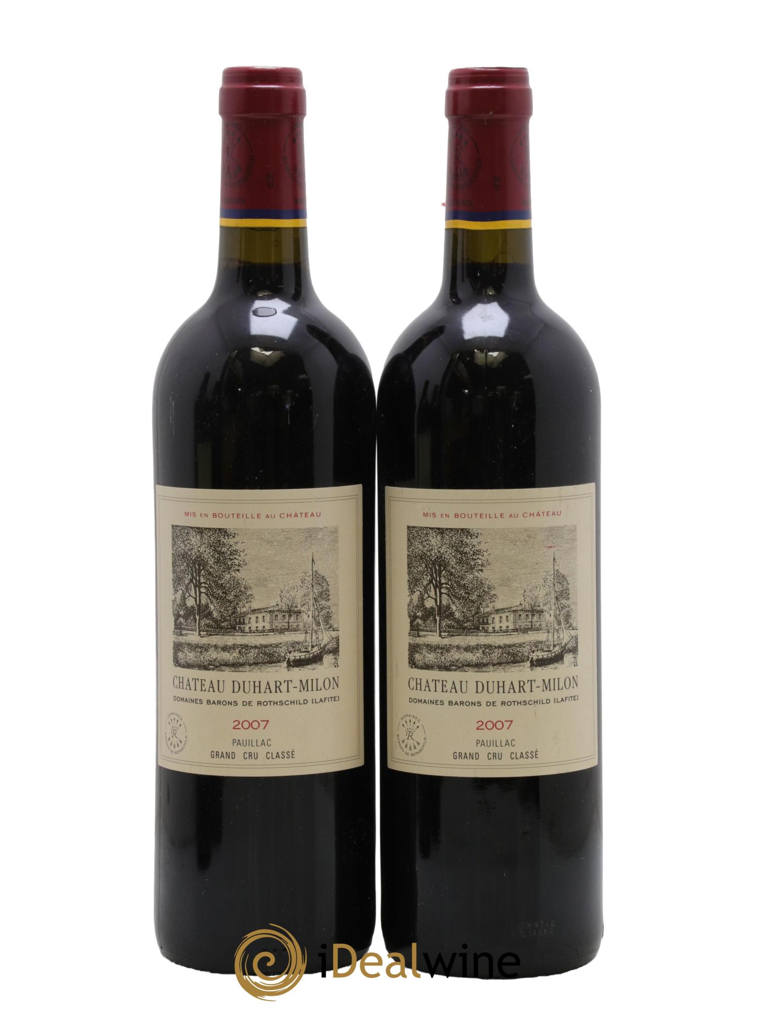 Château Duhart-Milon 4ème Grand Cru Classé 2007 - Lot de 2 bouteilles - 0