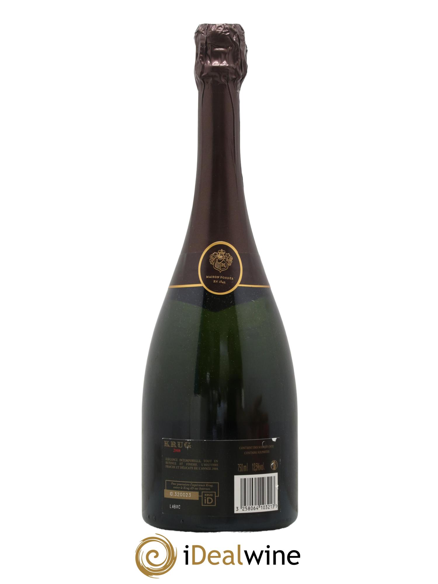 Vintage Krug 2008 - Lot of 1 bottle - 1