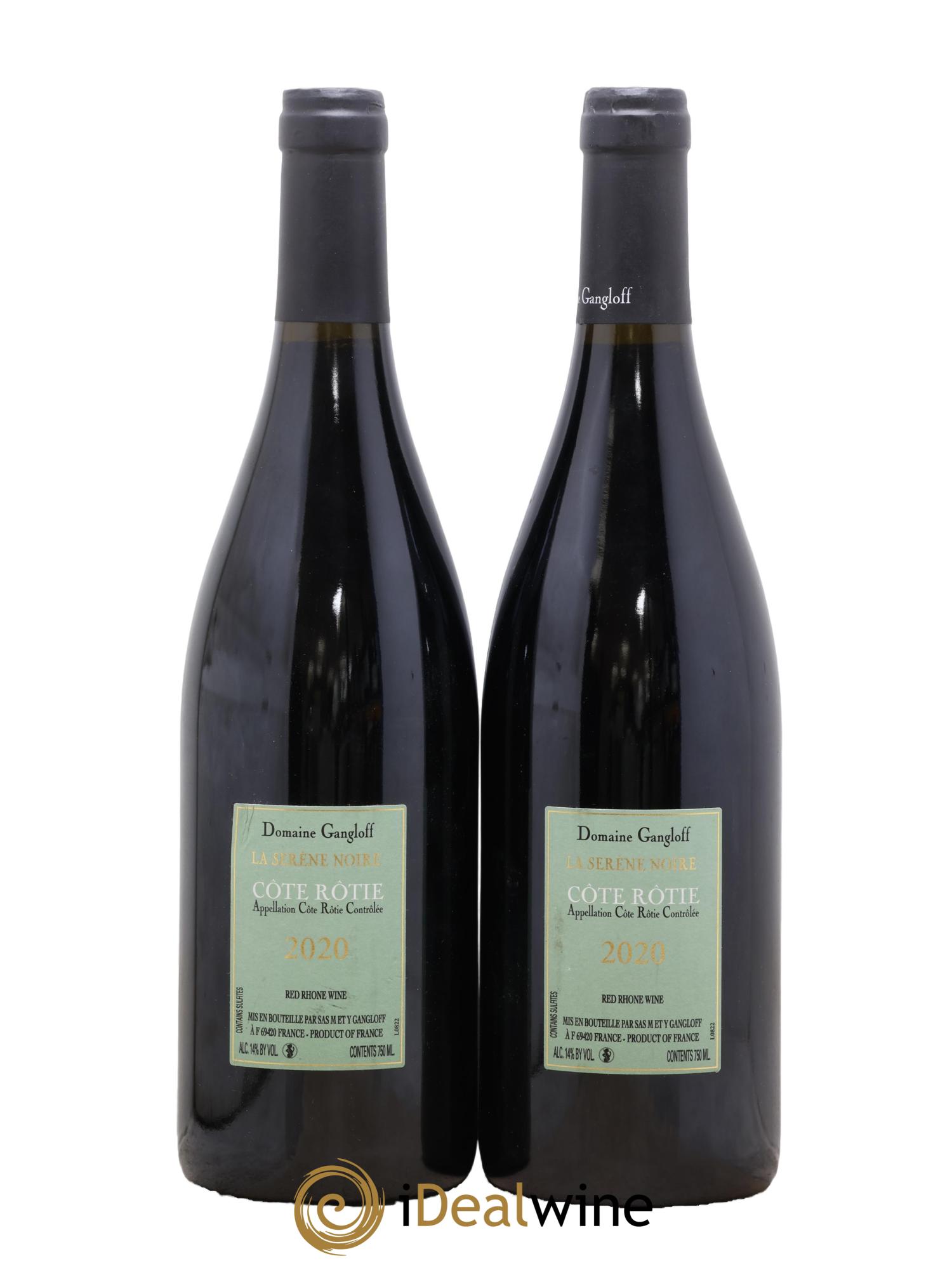 Côte-Rôtie La Sereine Noire Gangloff (Domaine) 2020 - Lot of 2 bottles - 1