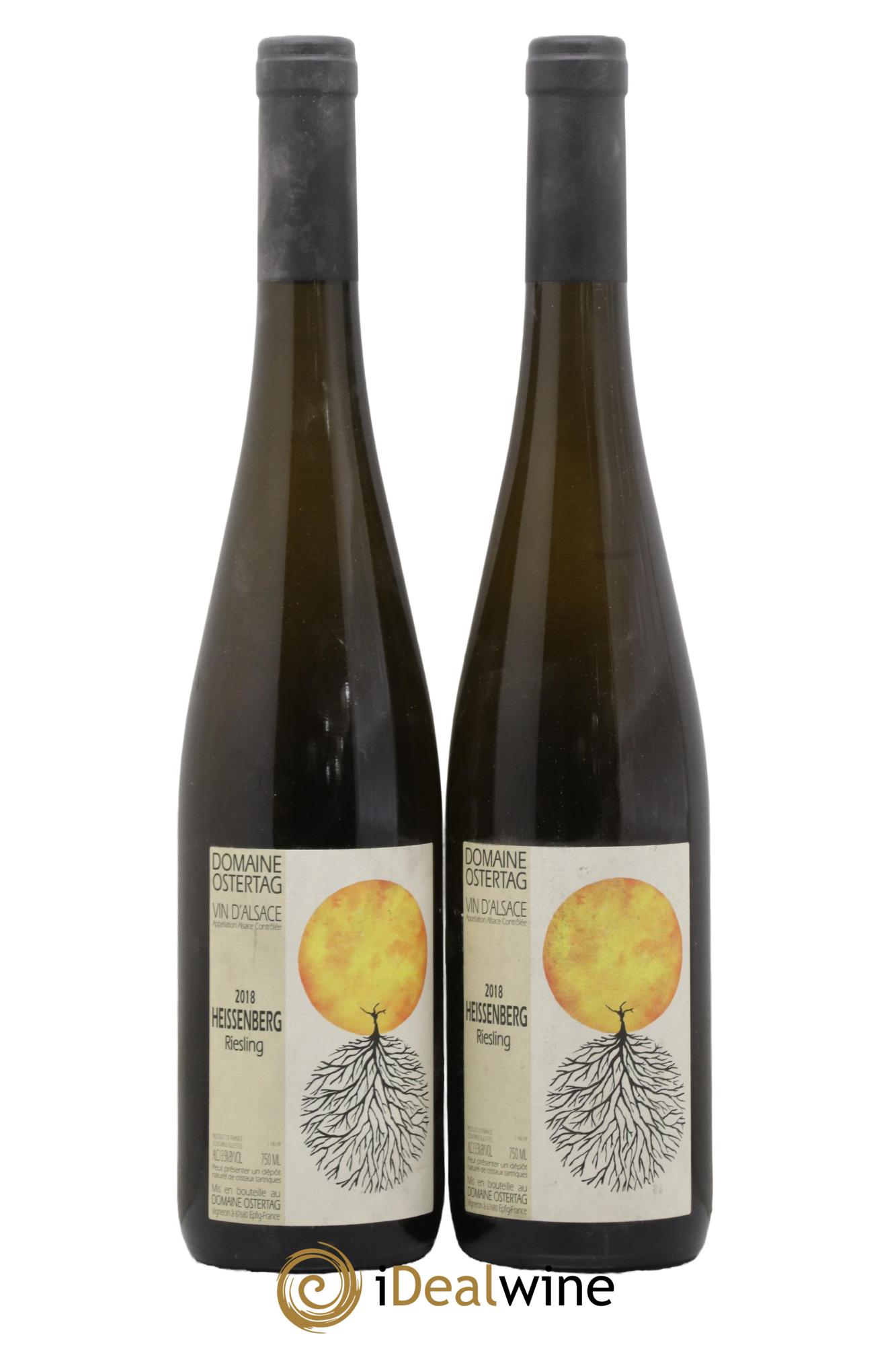 Alsace Riesling Heissenberg Ostertag (Domaine) 2018 - Lot de 2 bouteilles - 0
