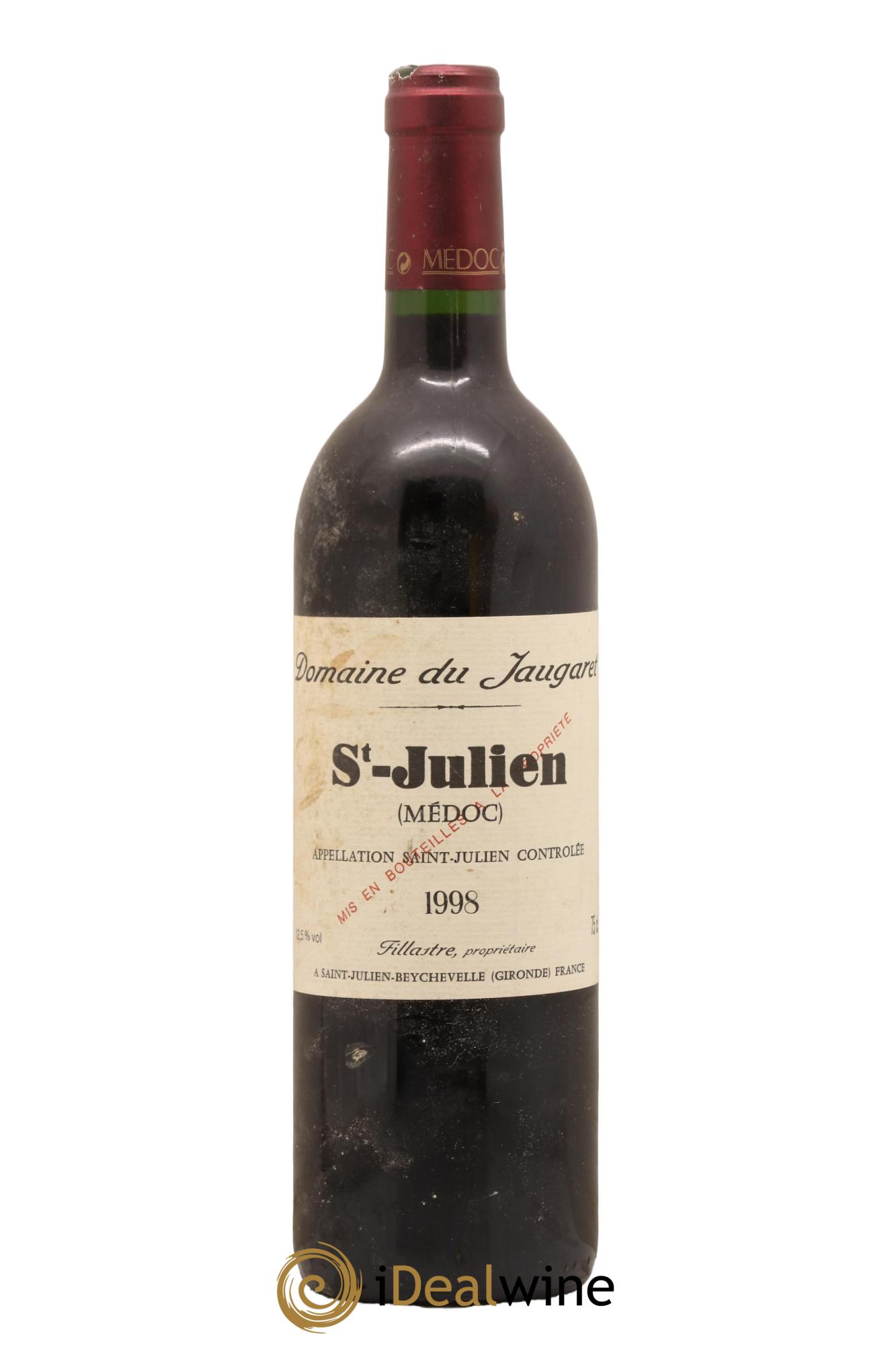 Domaine du Jaugaret 1998 - Lot de 1 bouteille - 0