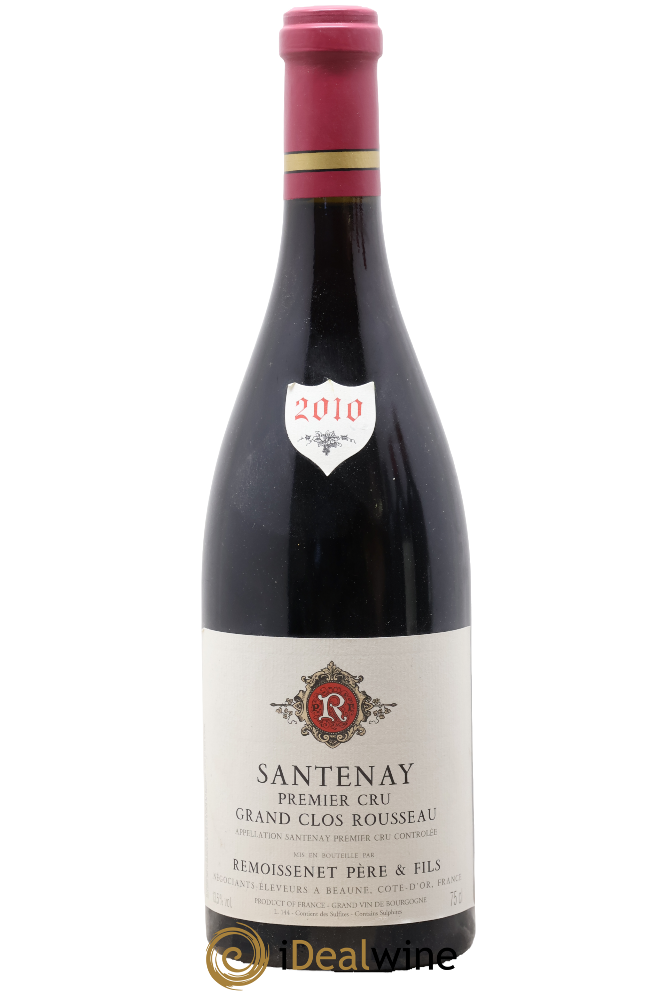 Santenay 1er Cru Grand Clos Rousseau Remoissenet Pere Et Fils 2010 - Lot de 1 bouteille - 0