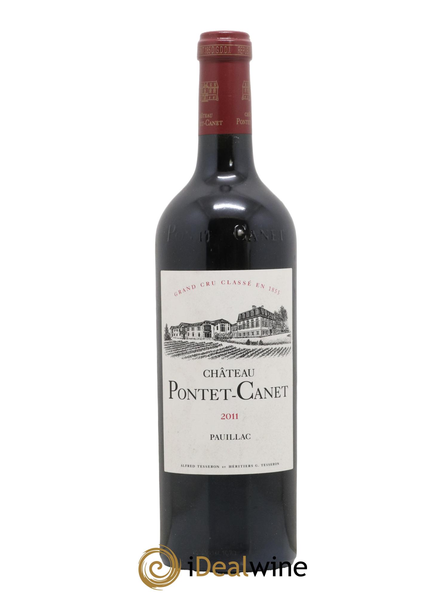 Château Pontet Canet 5ème Grand Cru Classé 2011 - Lot de 1 bouteille - 0