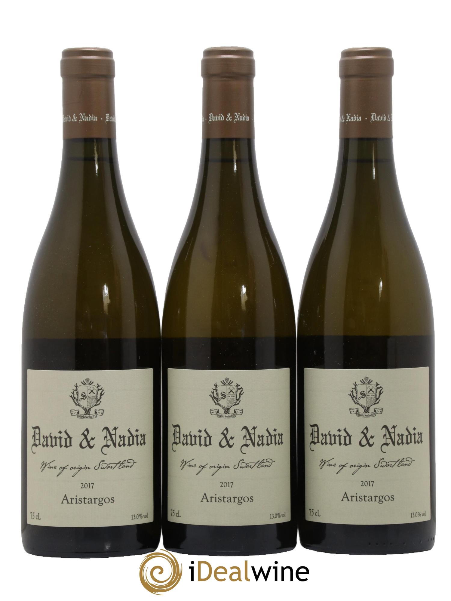 Afrique du Sud Swartland Aristargos Domaine David et Nadia 2017 - Lot de 3 bouteilles - 0