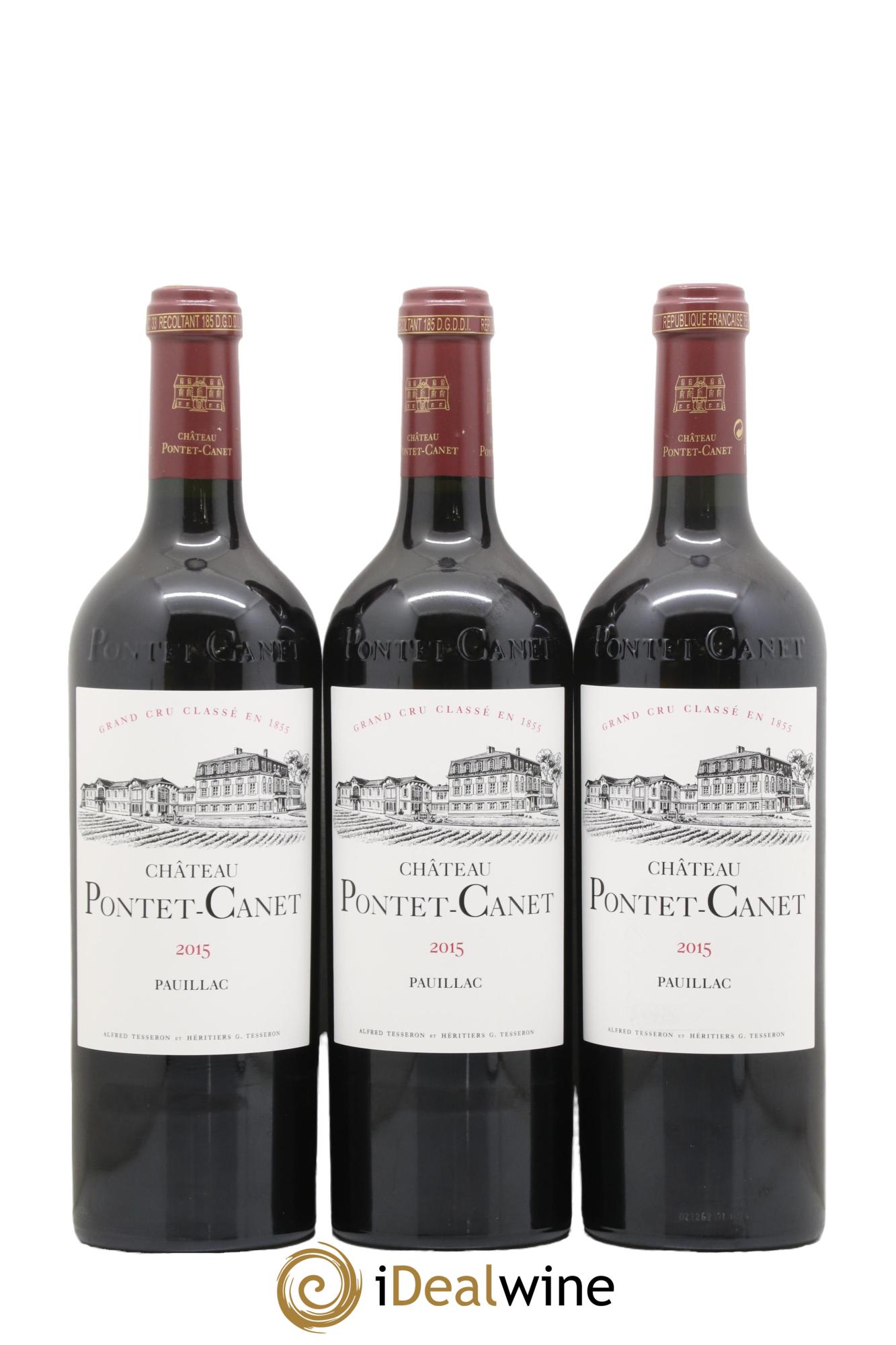 Château Pontet Canet 5ème Grand Cru Classé 2015 - Lot de 6 bouteilles - 2
