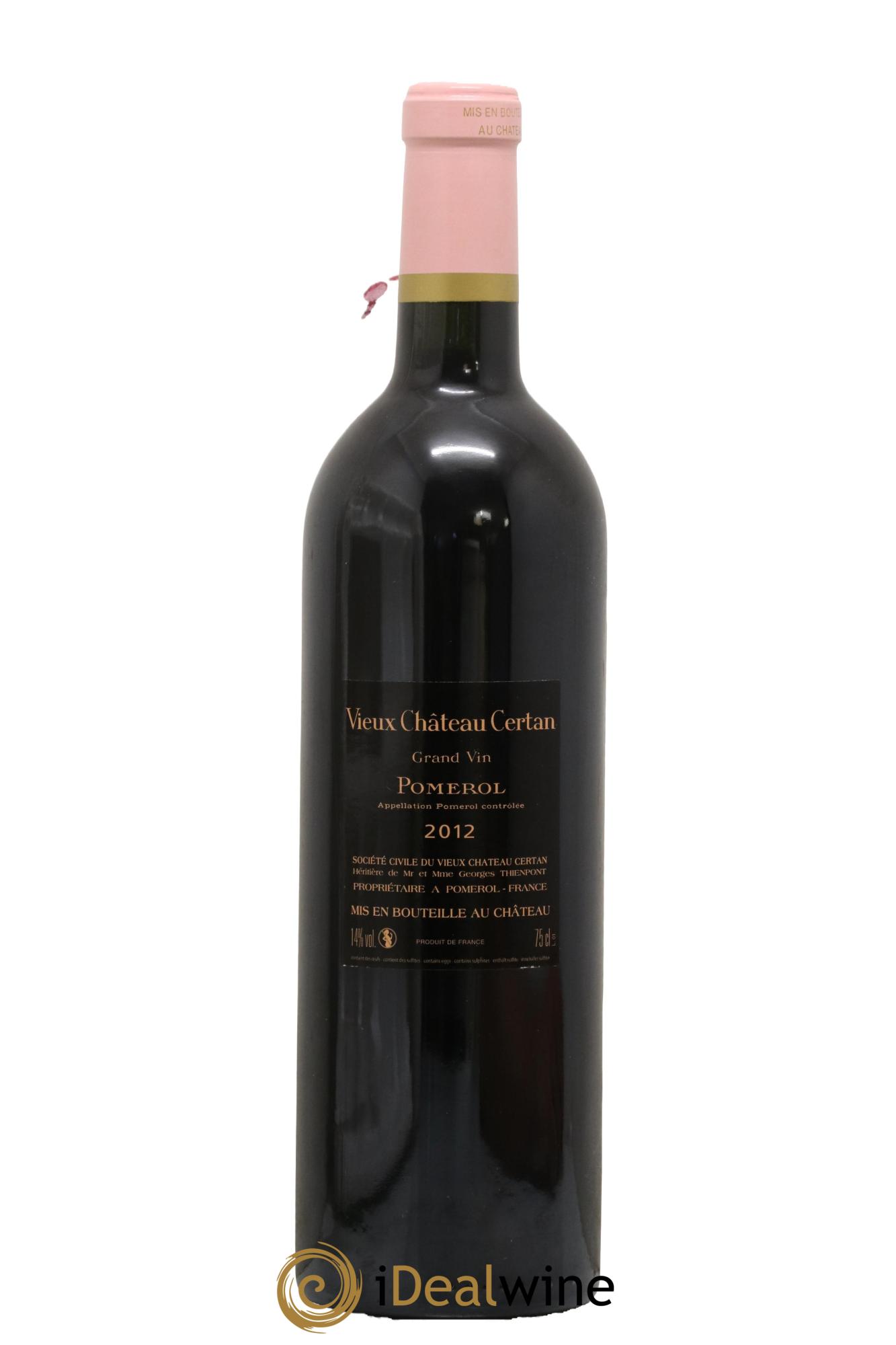 Vieux Château Certan 2012 - Lot de 1 bouteille - 1