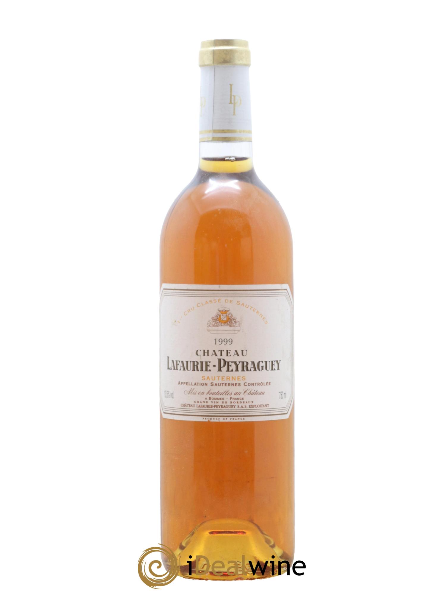 Château Lafaurie-Peyraguey 1er Grand Cru Classé 1999 - Lot de 1 bouteille - 0