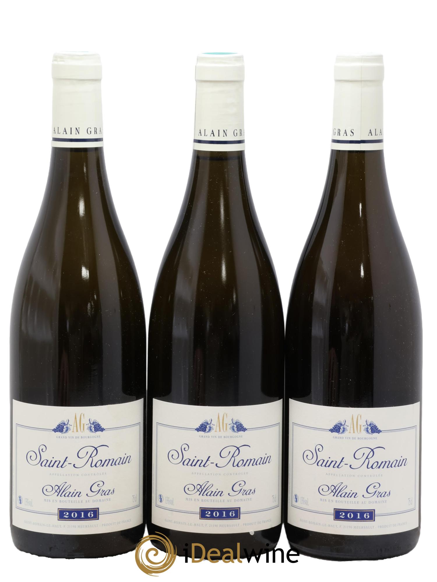 Saint-Romain Alain Gras 2016 - Lot de 3 bouteilles - 0