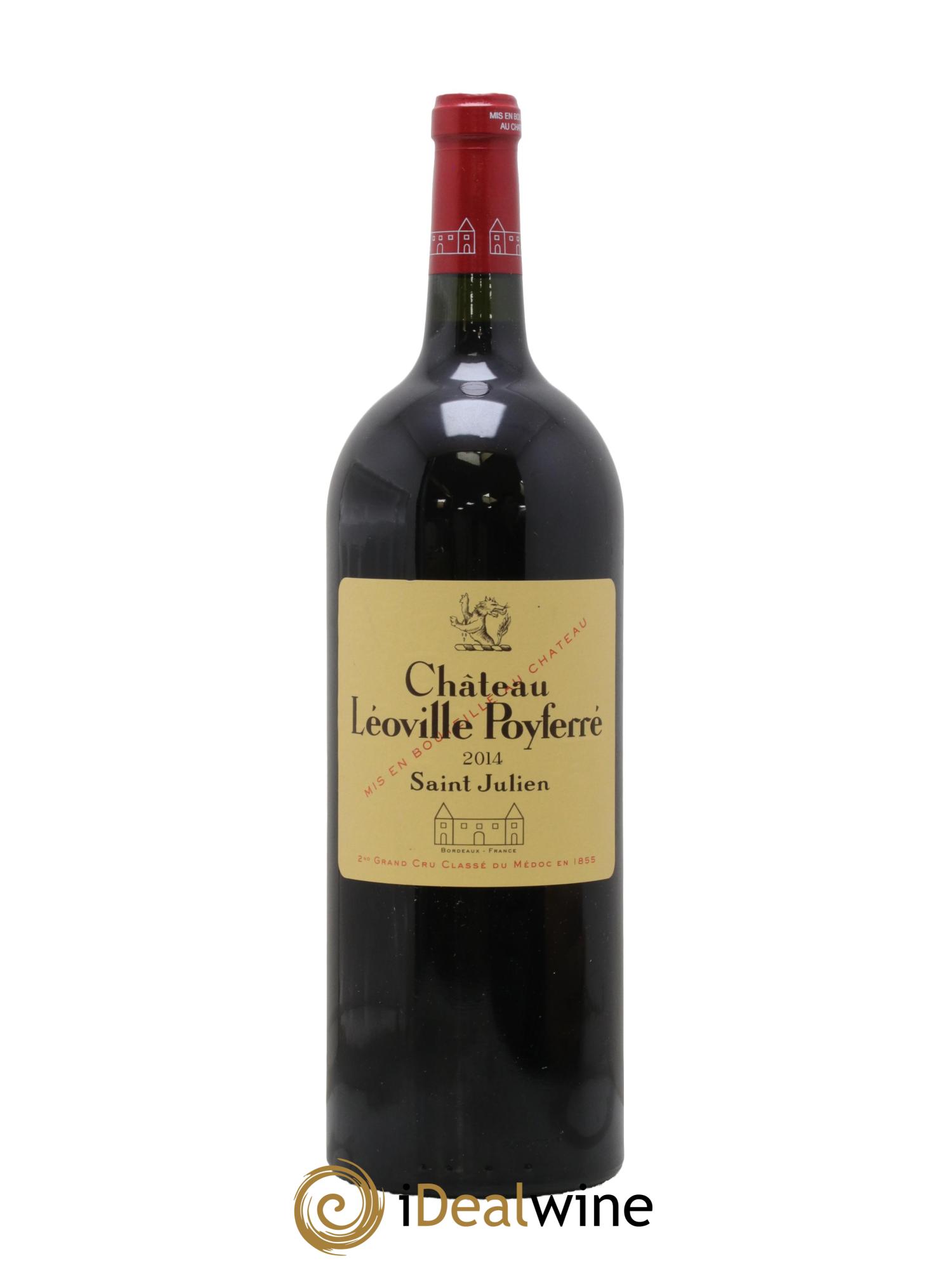 Château Léoville Poyferré 2ème Grand Cru Classé 2014 - Lot de 1 magnum - 0