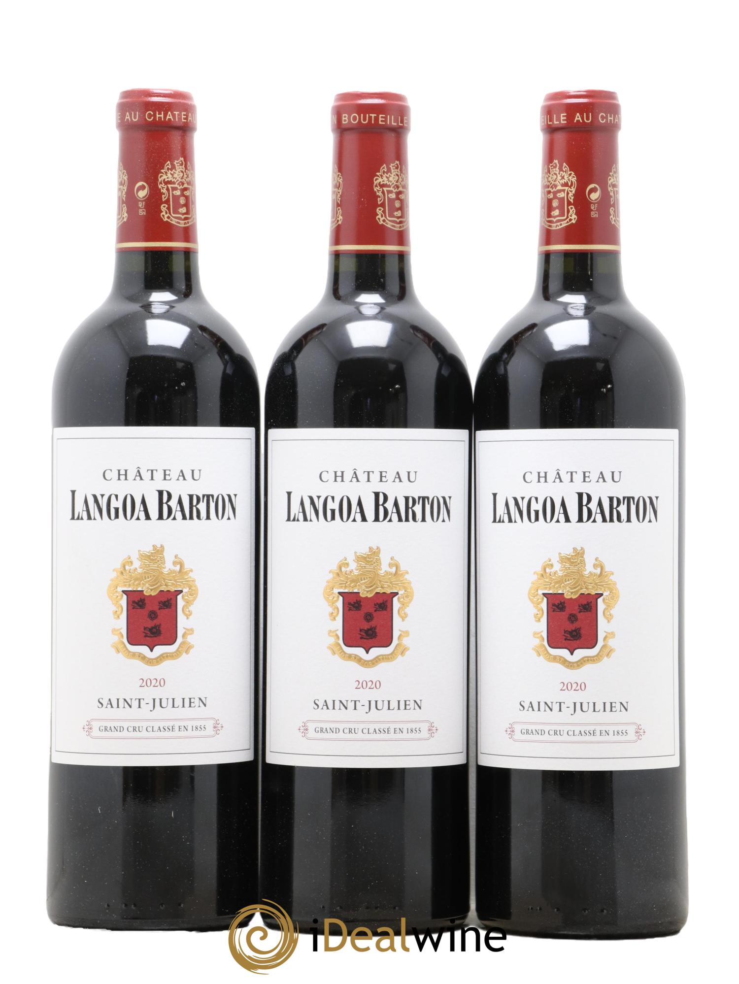 Château Langoa Barton 3ème Grand Cru Classé 2020 - Lot de 6 bouteilles - 2
