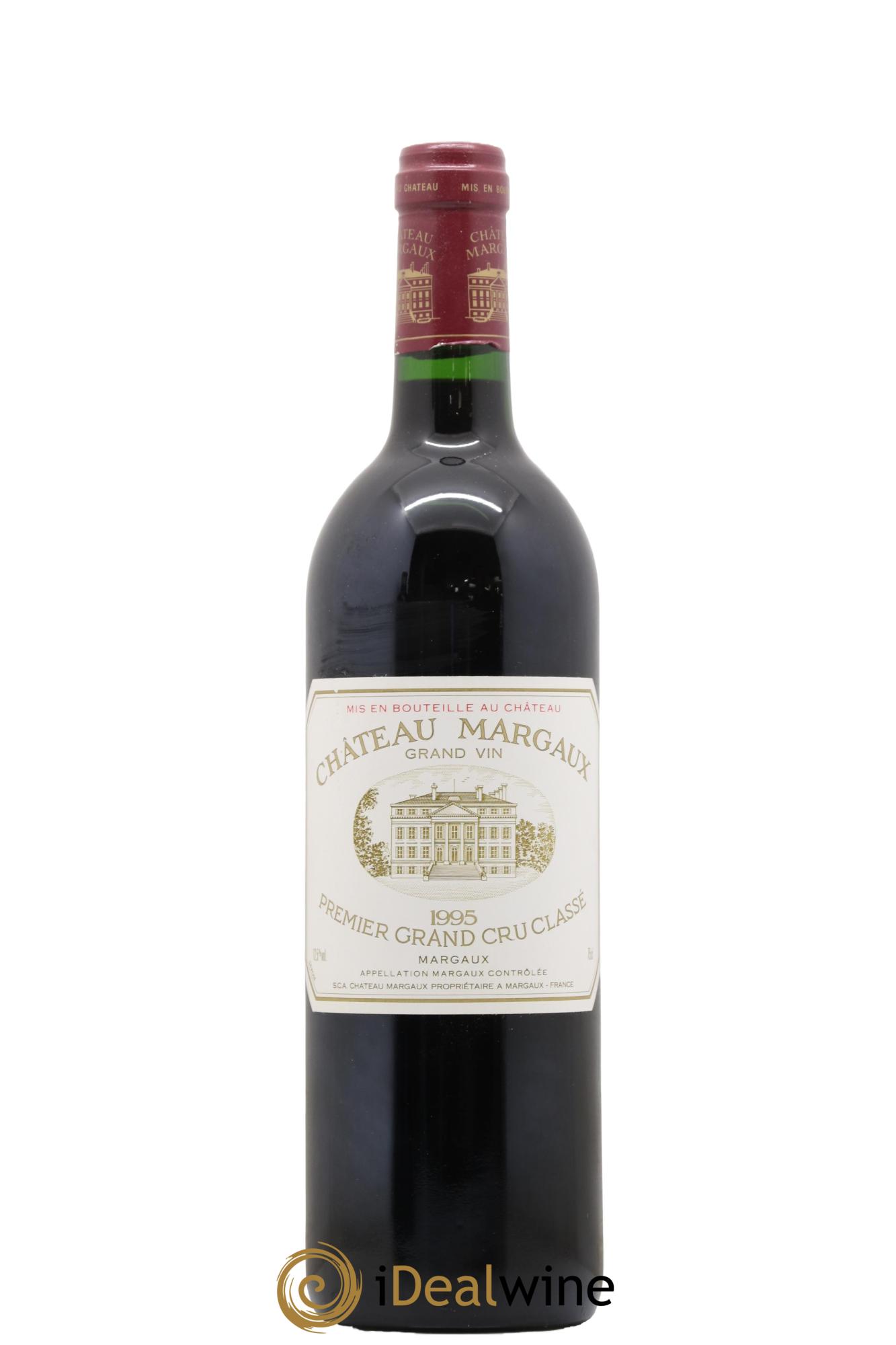 Château Margaux 1er Grand Cru Classé 1995 - Lot de 1 bouteille - 0