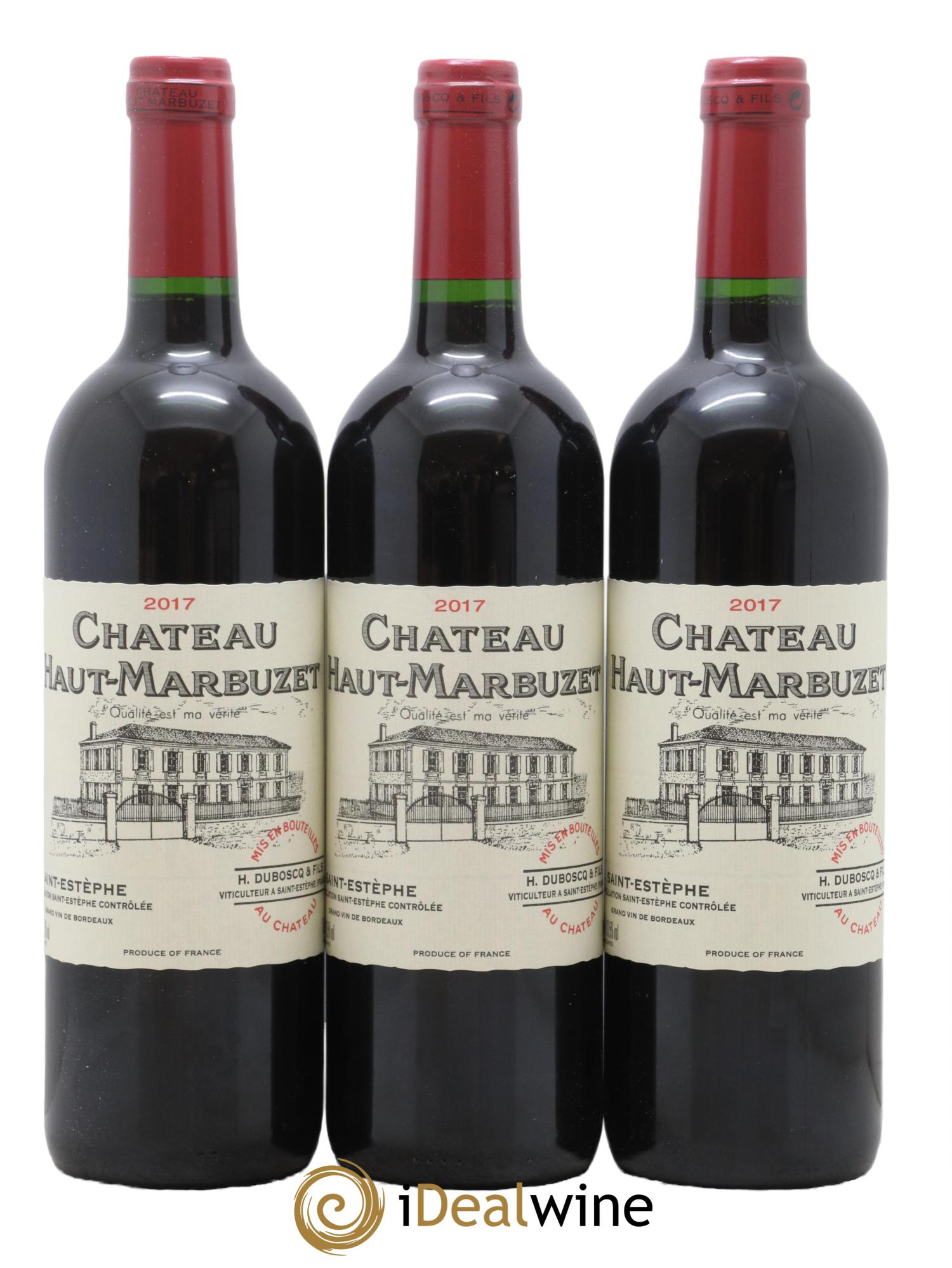Château Haut Marbuzet 2017 - Lot de 6 bouteilles - 1