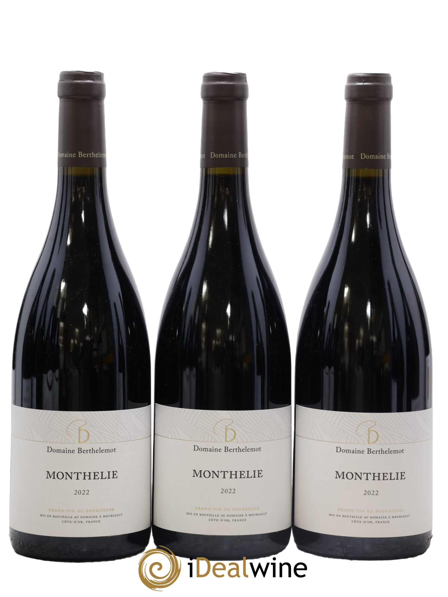 Monthélie Berthelemot 2022 - Lot of 3 bottles - 0